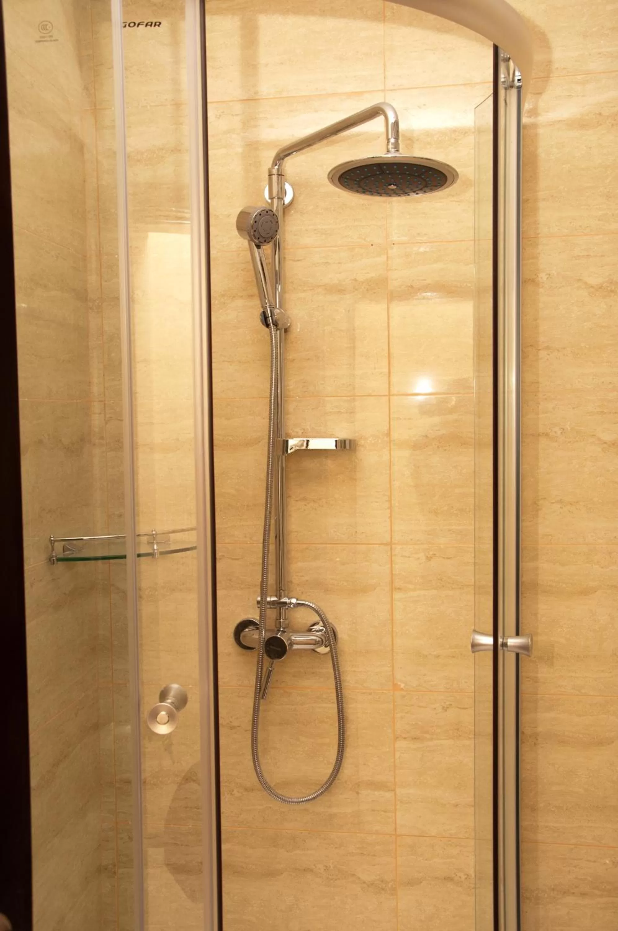 Shower in Hotel Baden