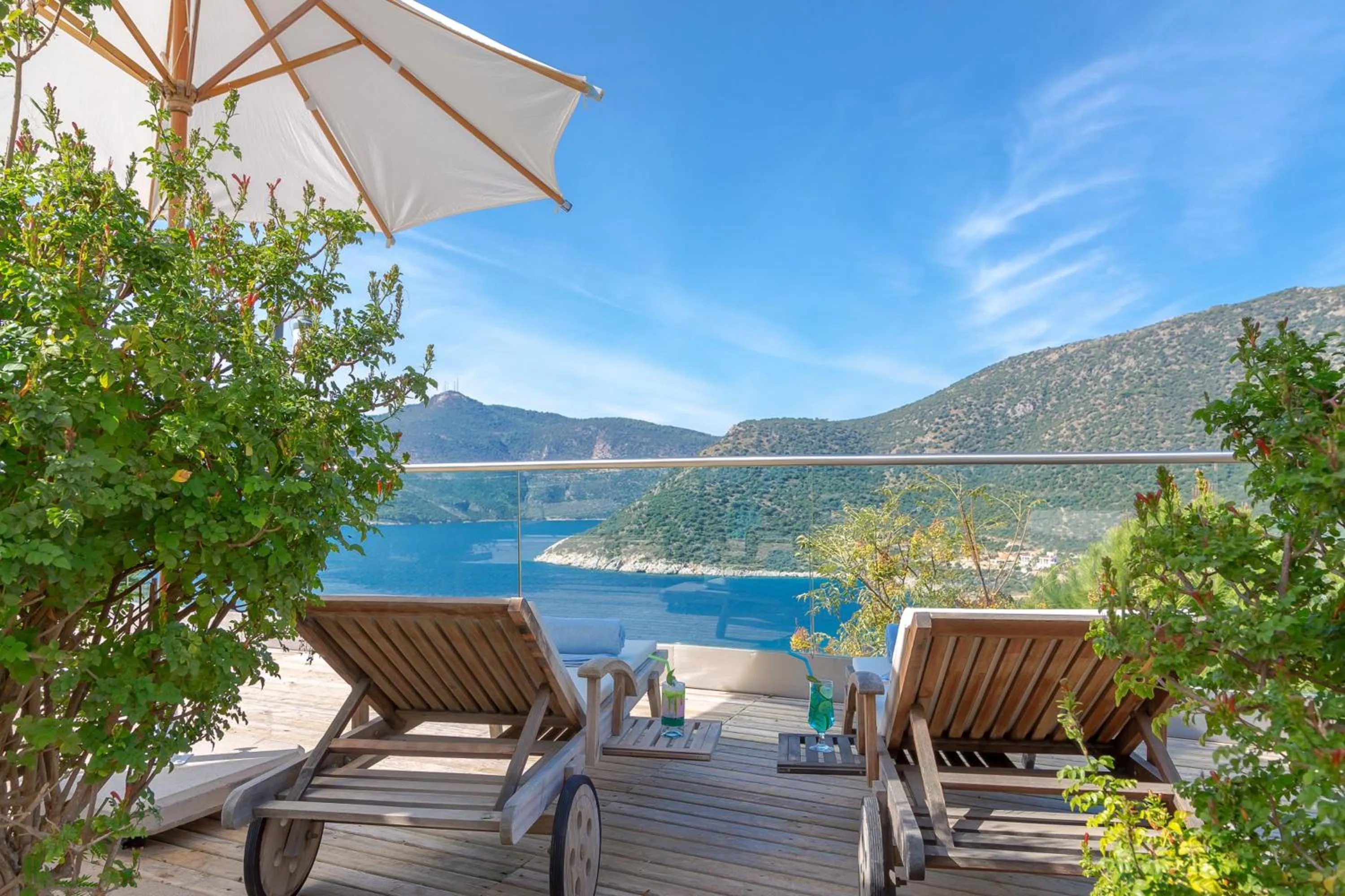 Balcony/Terrace in Happy Hotel Kalkan