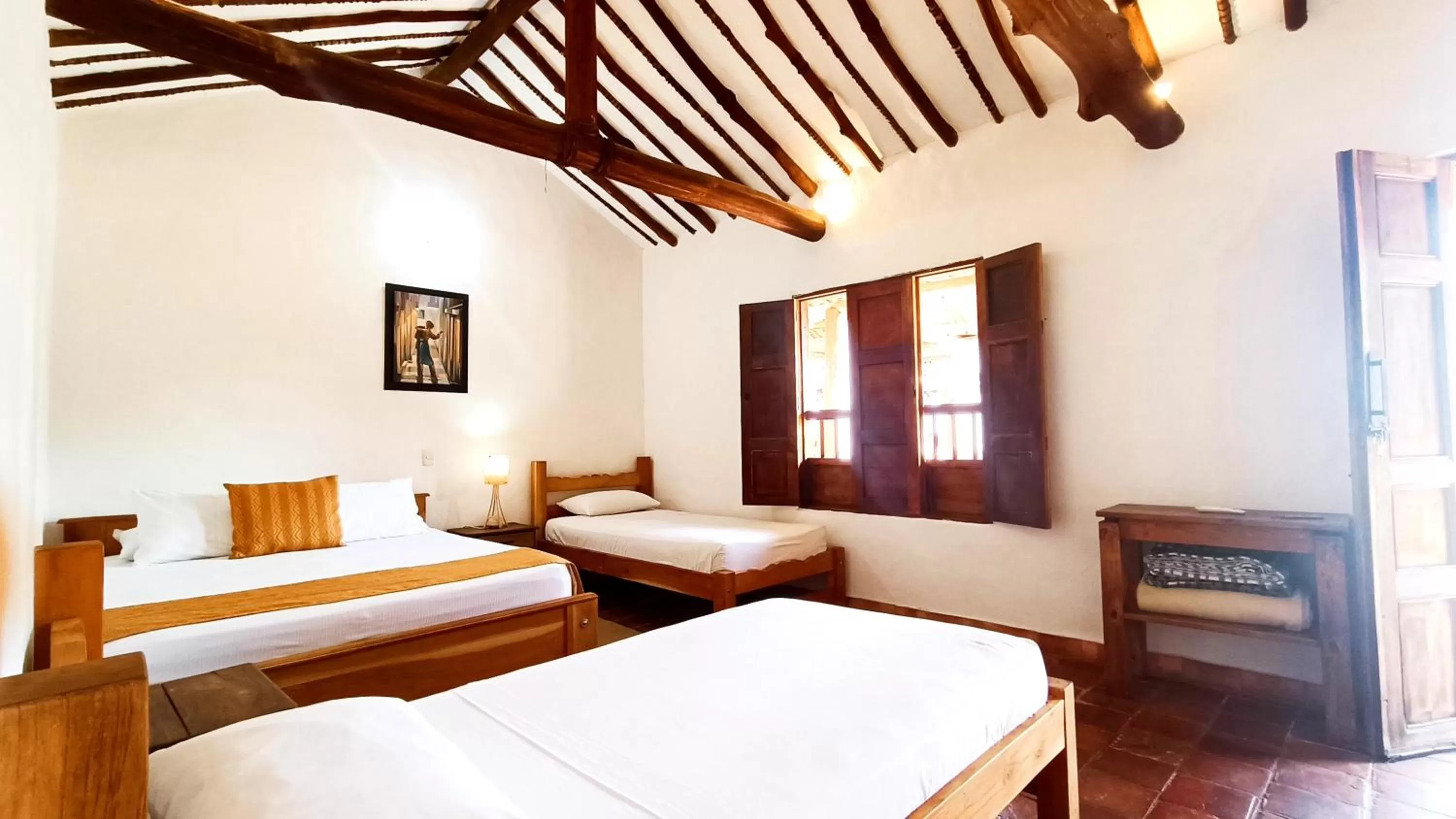 Bed in Hotel Buenosaires Barichara