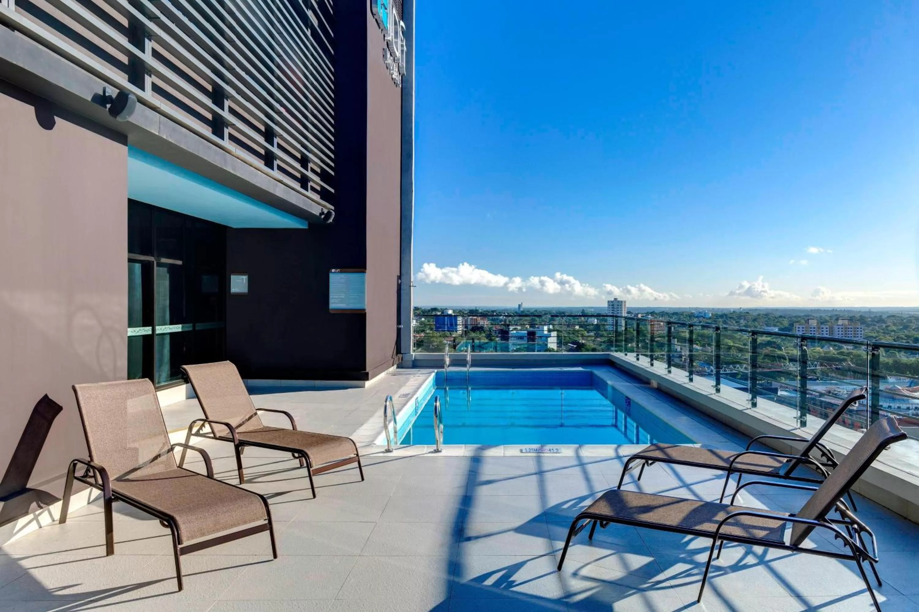 Swimming pool in Aloft Asuncion