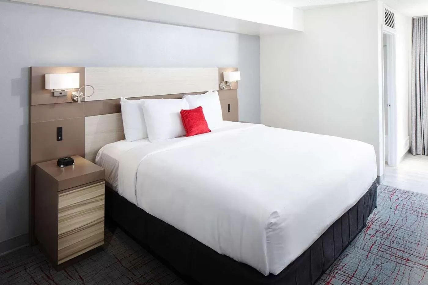 Bed in Wyndham Garden Columbia-Ft Jackson