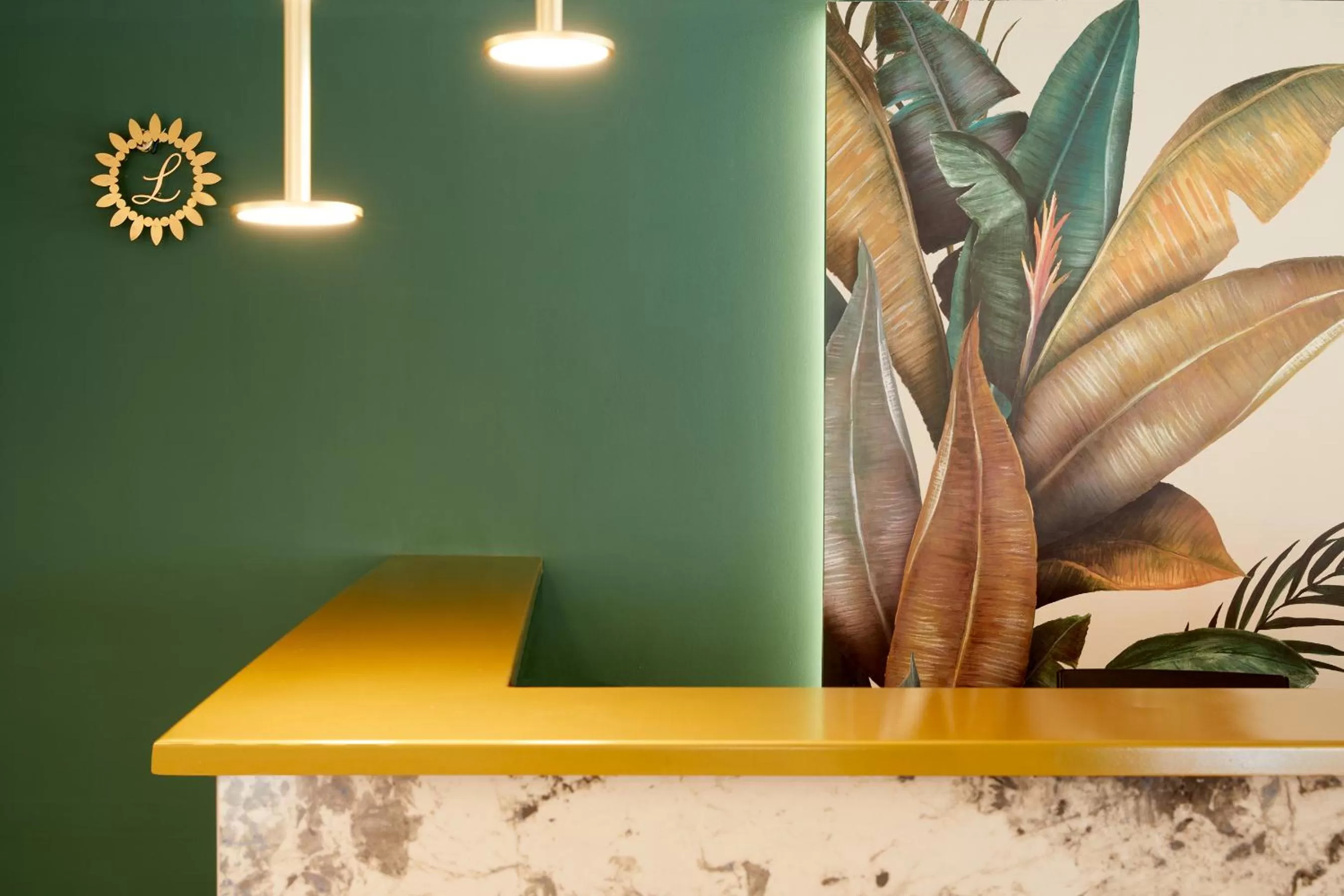 Decorative detail in Hotel Luxembourg