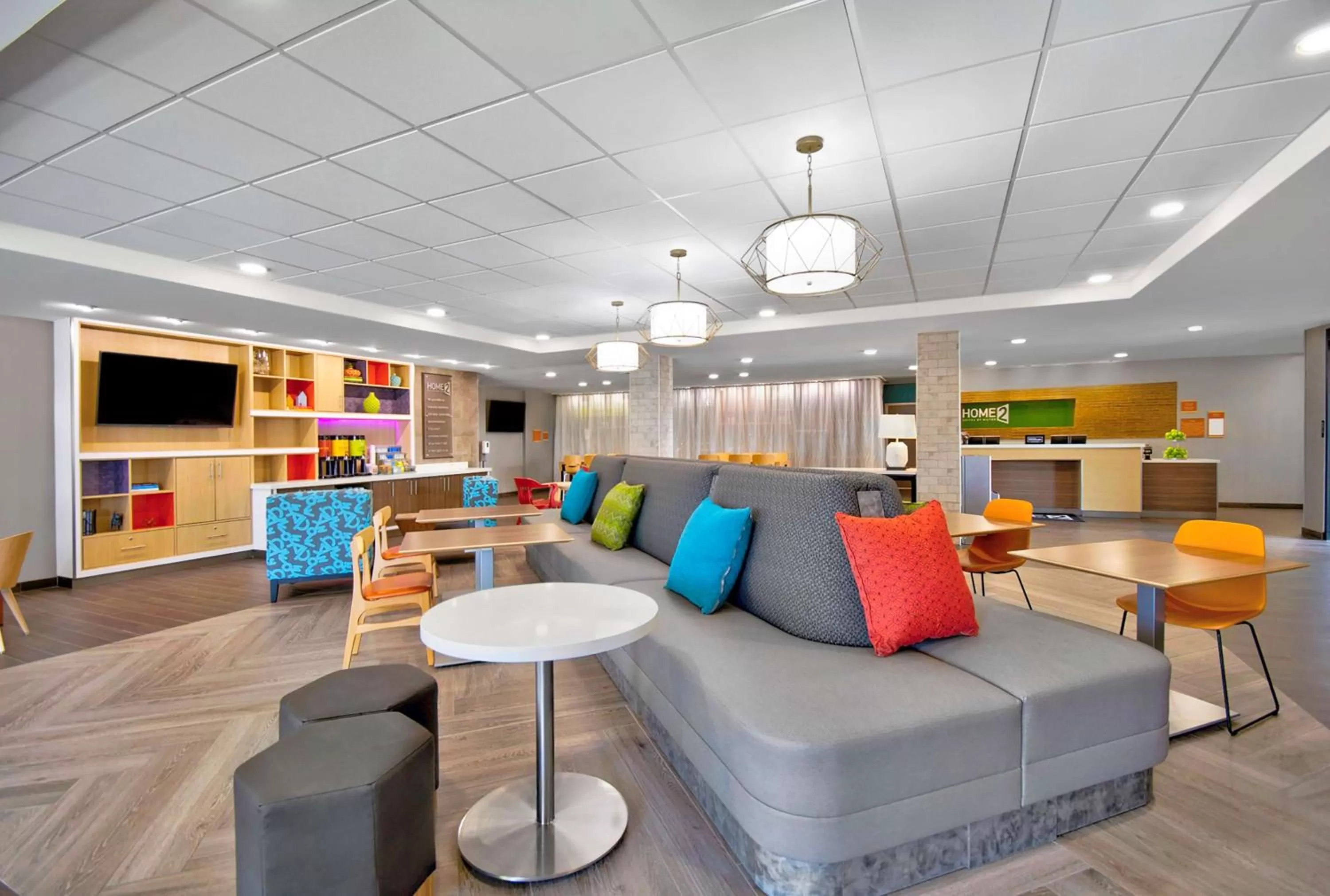 Lobby or reception in Home2 Suites By Hilton Whitestown - Indianapolis Northwest