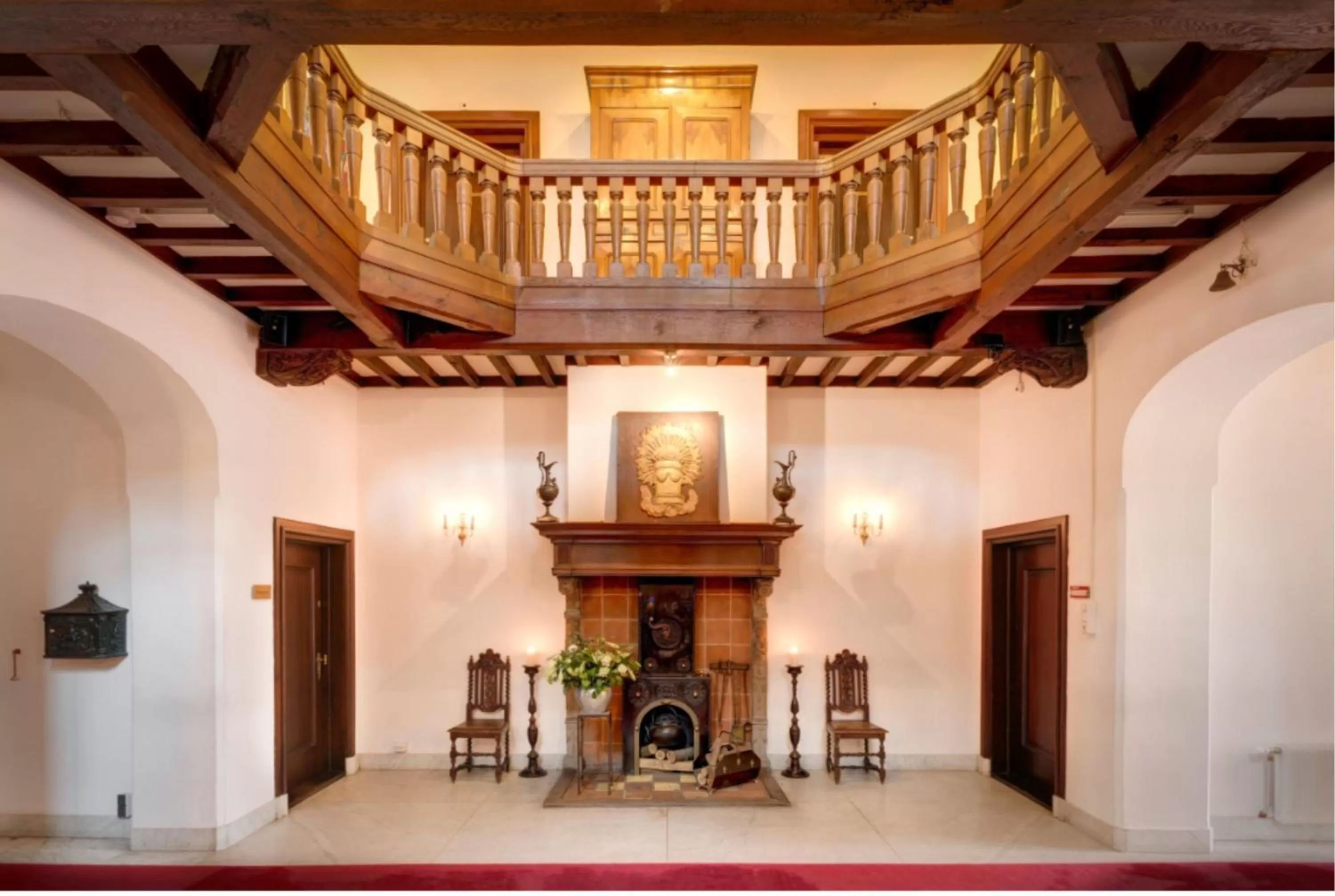 Lobby or reception in Hotel Kasteel de Essenburgh