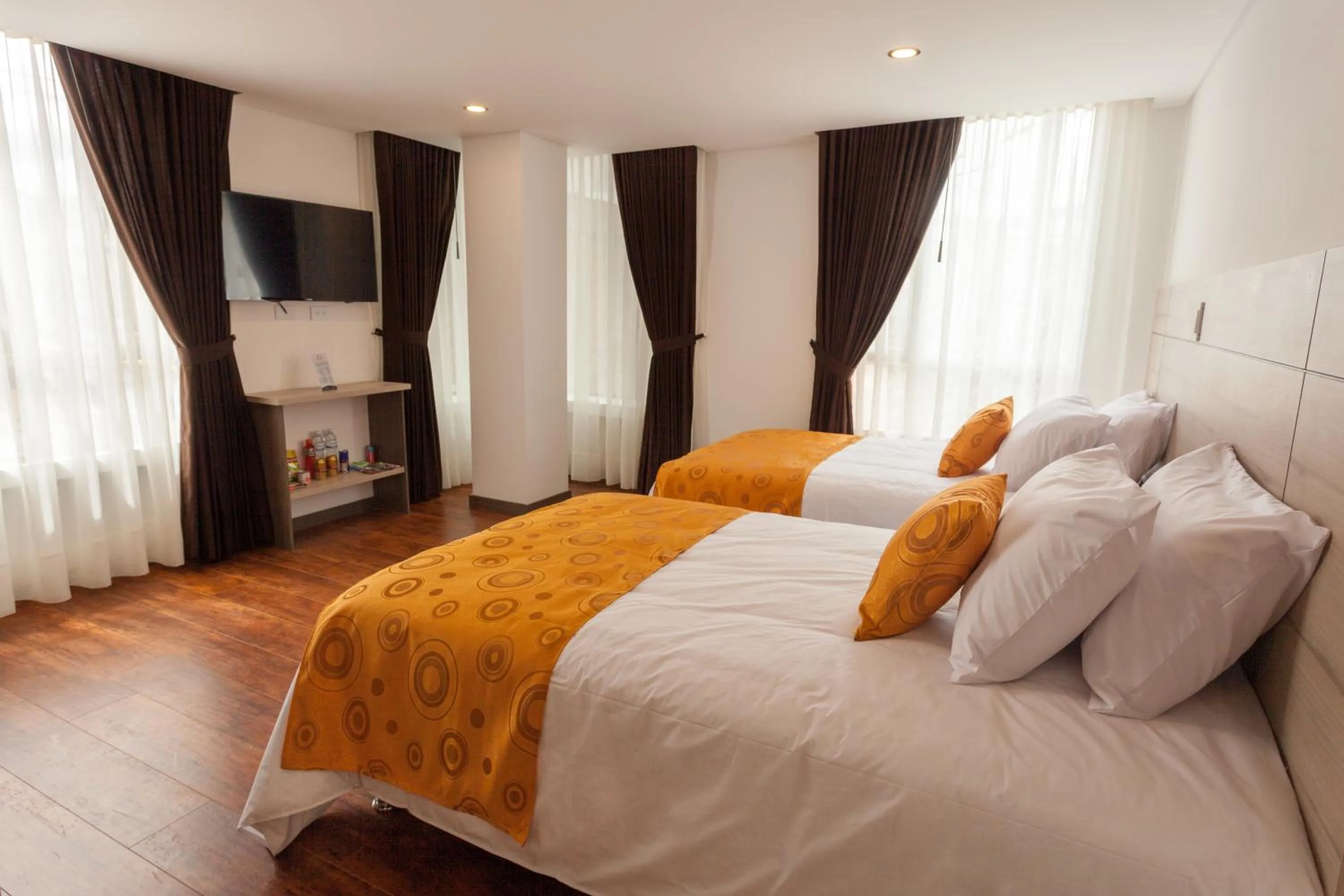 Bed in Hotel Plaza Carnaval