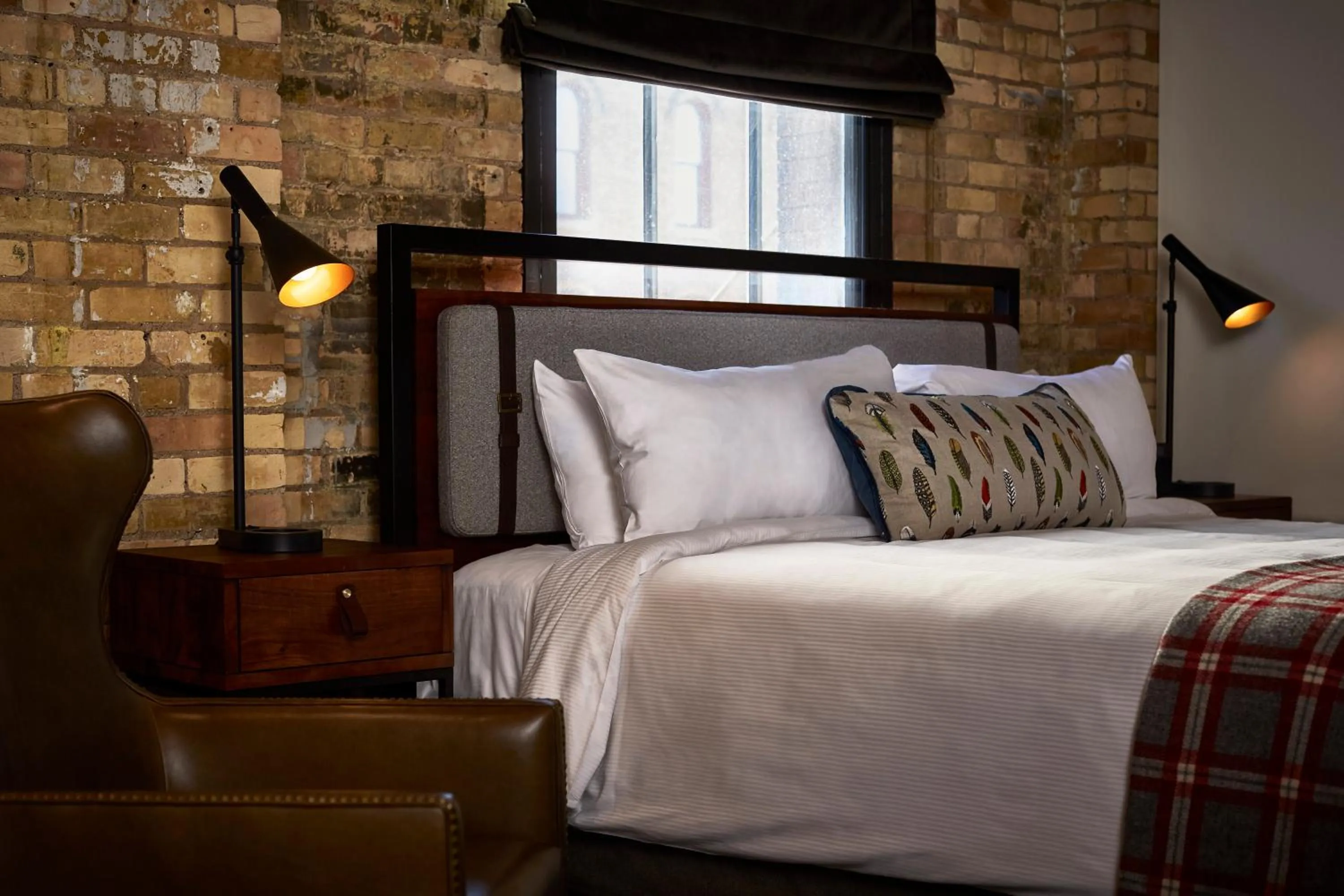 Bedroom, Bed in Hewing Hotel