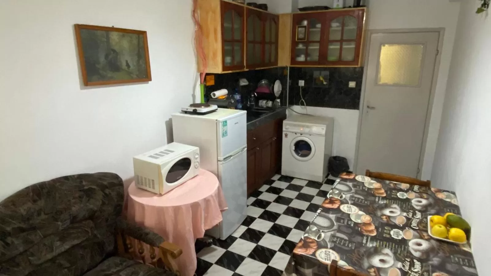 Kitchen or kitchenette in Аria B&B