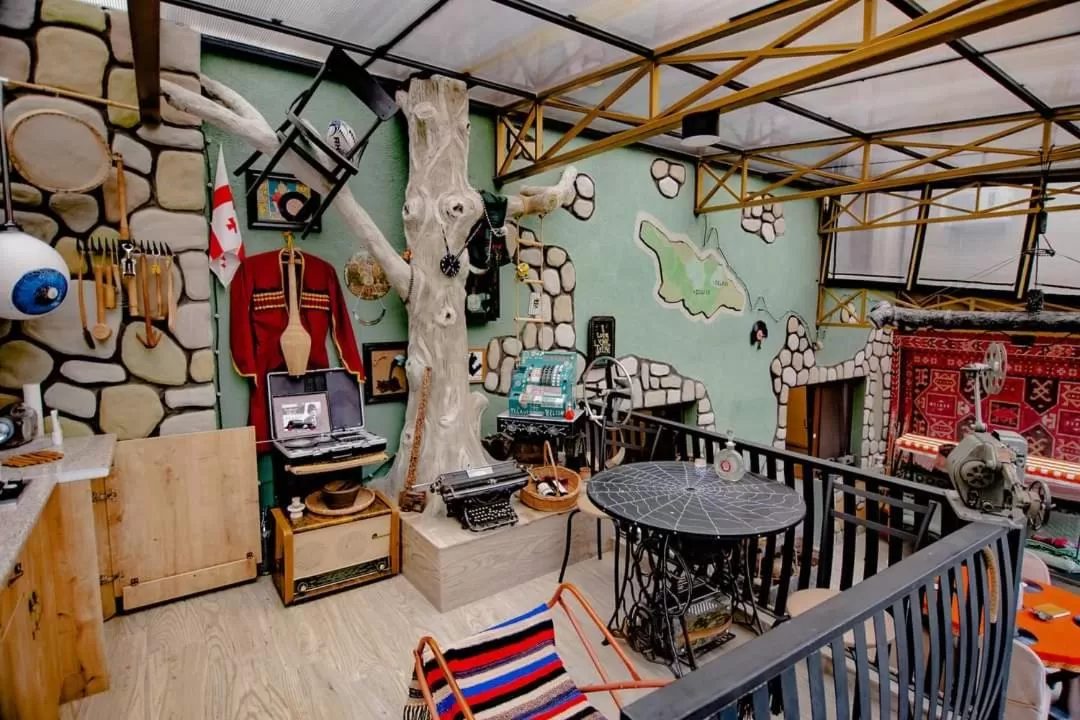 Kitchen or kitchenette in Qilimcha's Guesthouse