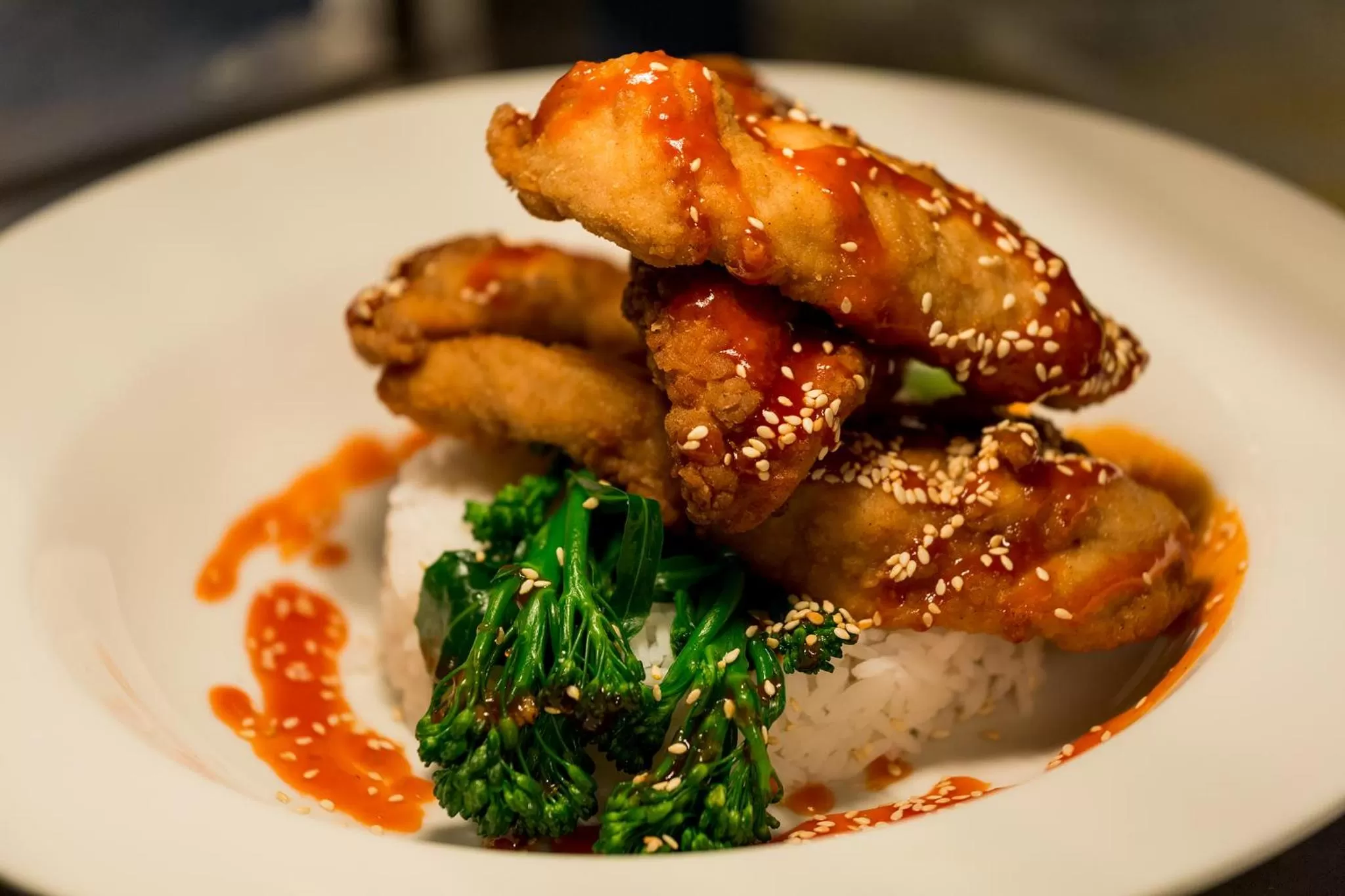 Food close-up in Customs House Hotel