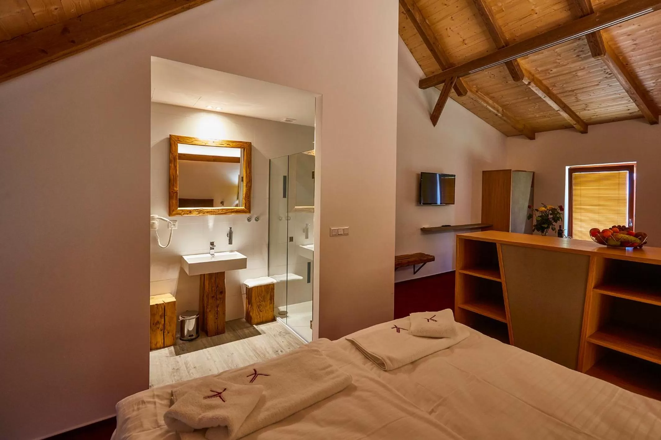 Bed in Hotel Ryzlink