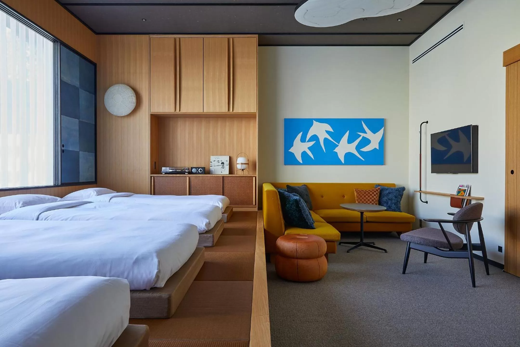 Bed in Ace Hotel Kyoto