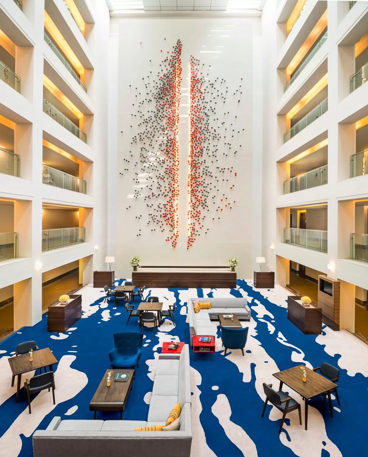 Seating area in Le Meridien Nagpur