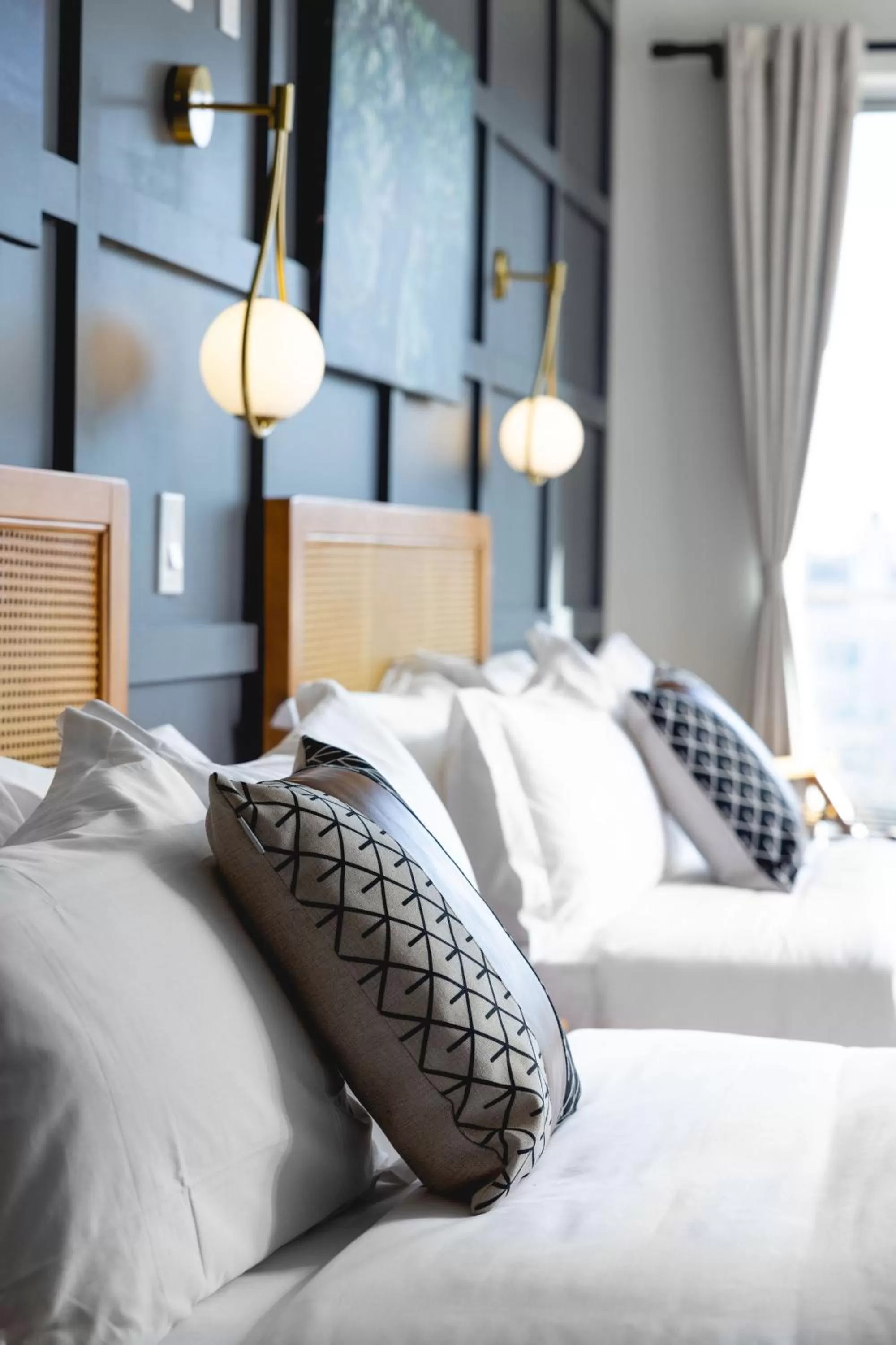 Bed in The Modernist Hotel