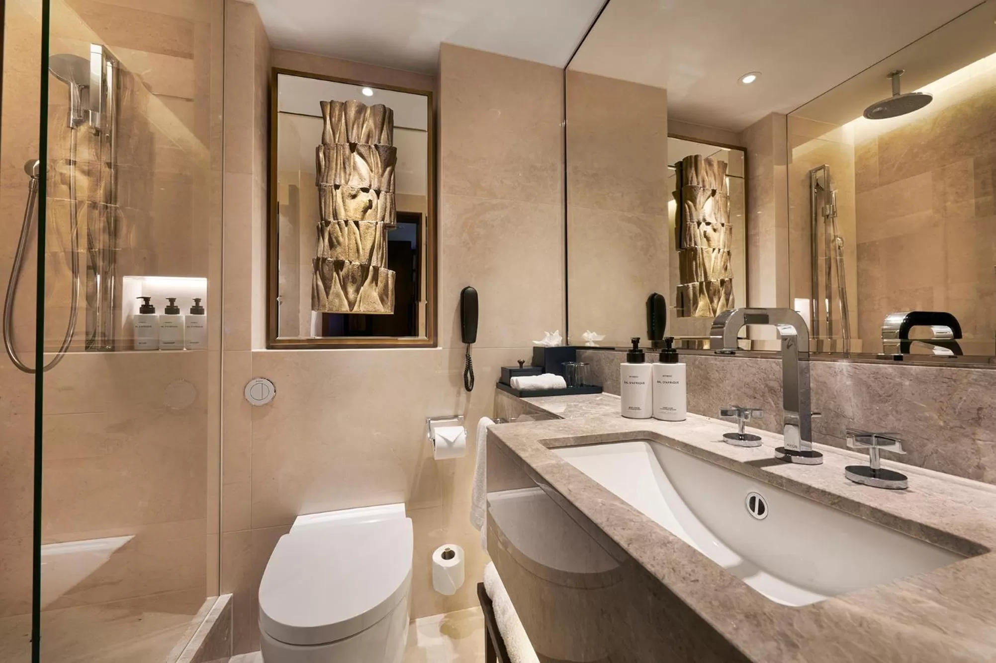 Shower in InterContinental London Park Lane by IHG