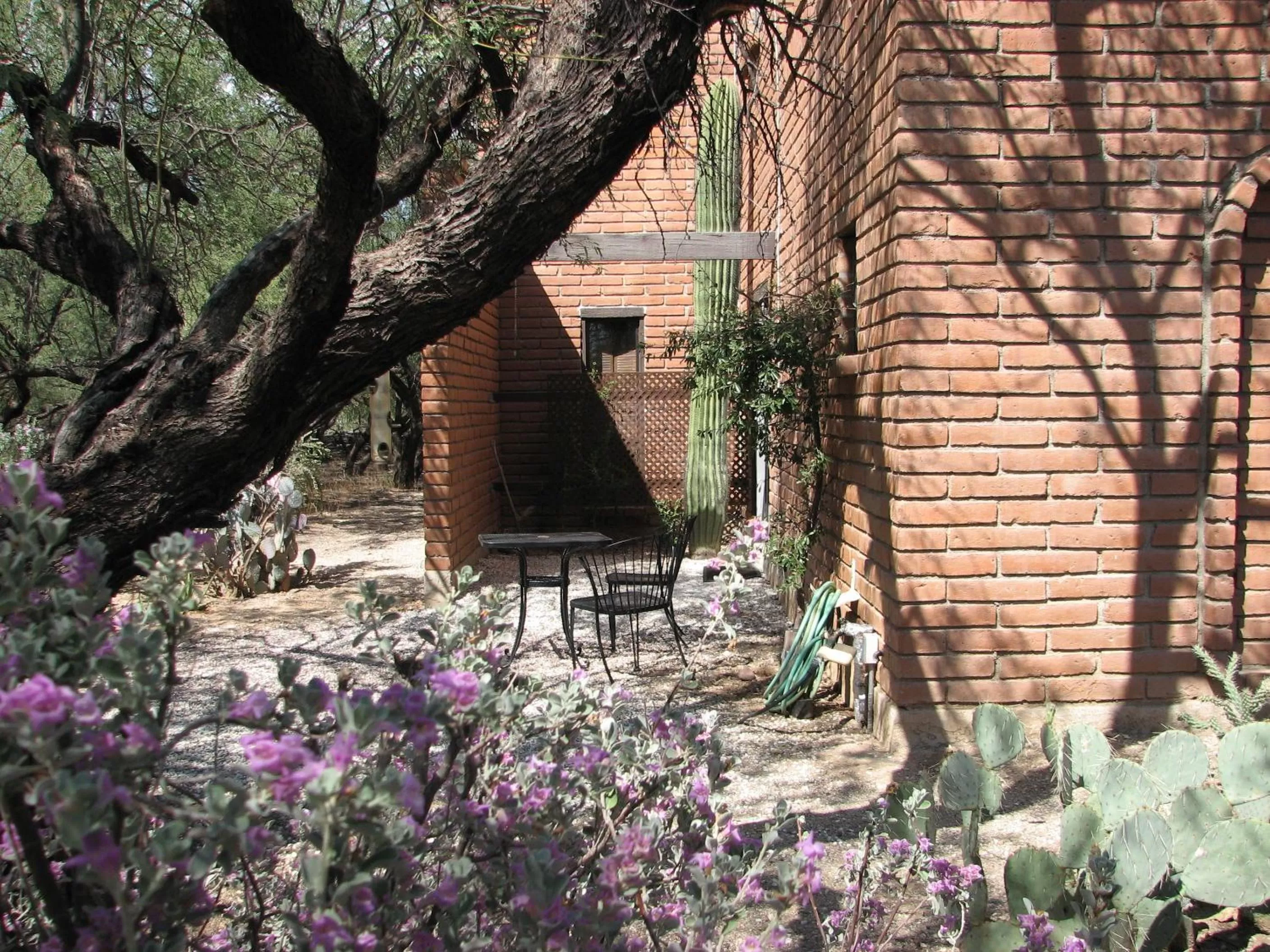 Patio in Desert Trails Bed & Breakfast