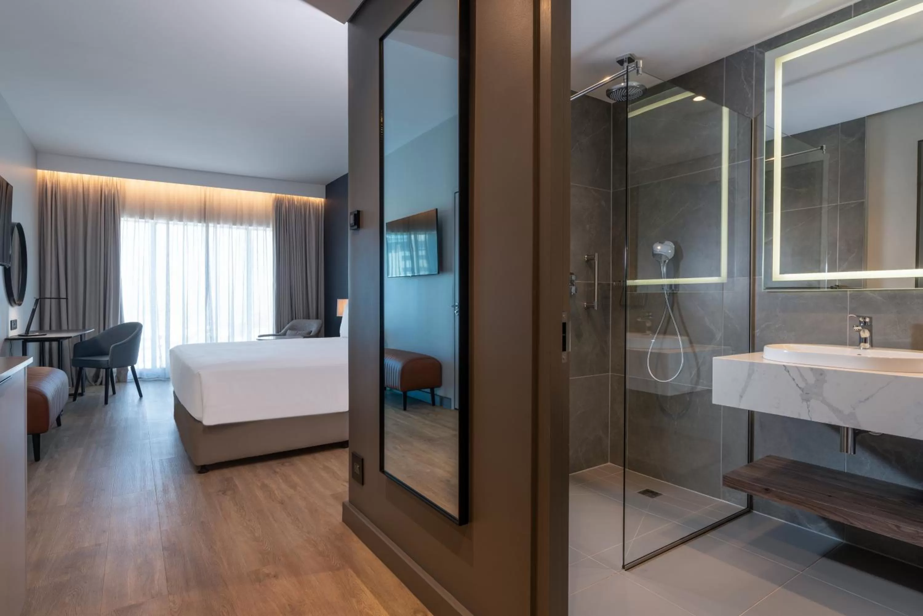 Photo of the whole room, Bed in Radisson Blu Hotel, Durban Umhlanga