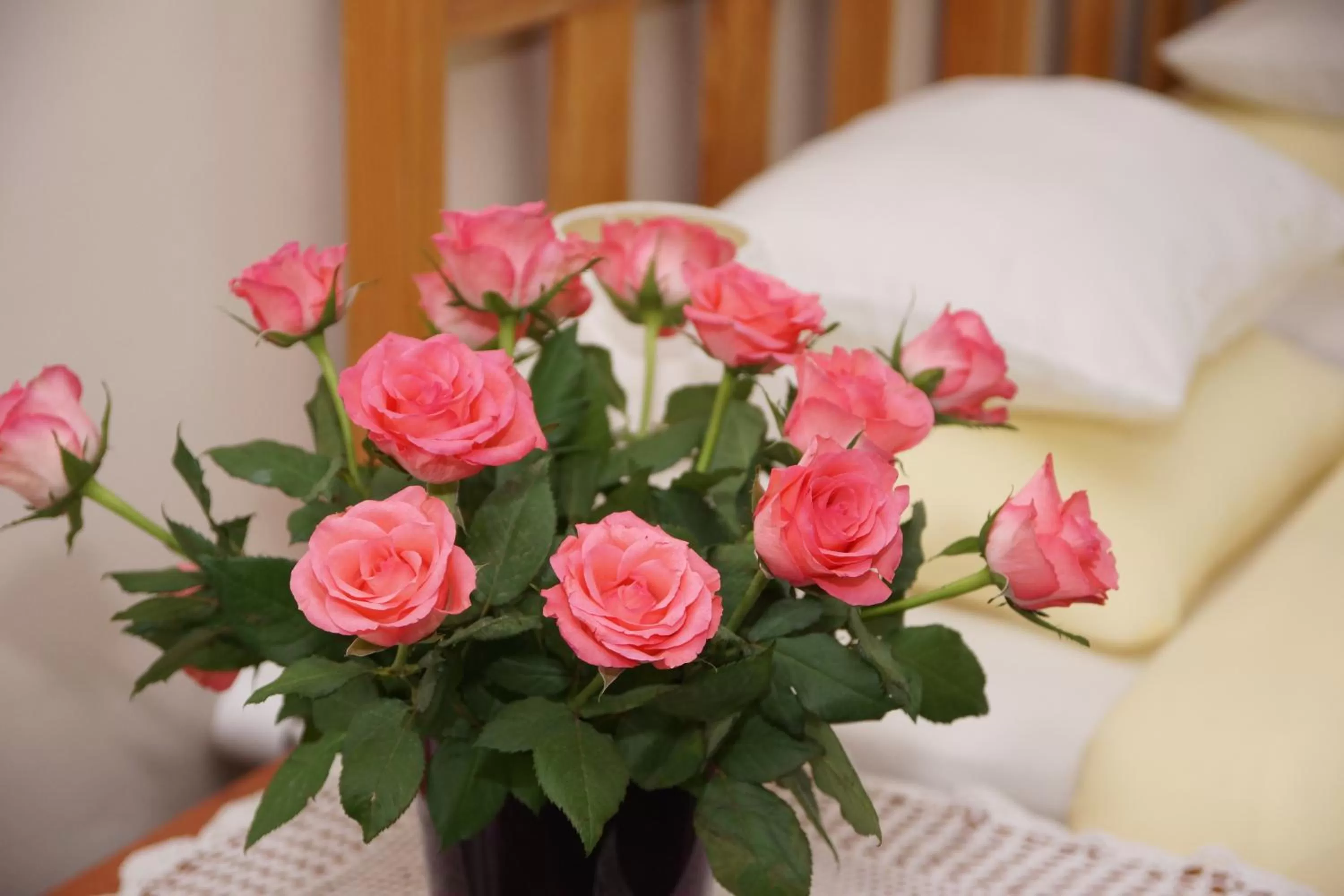 Bed in Pensjonat Landrynka