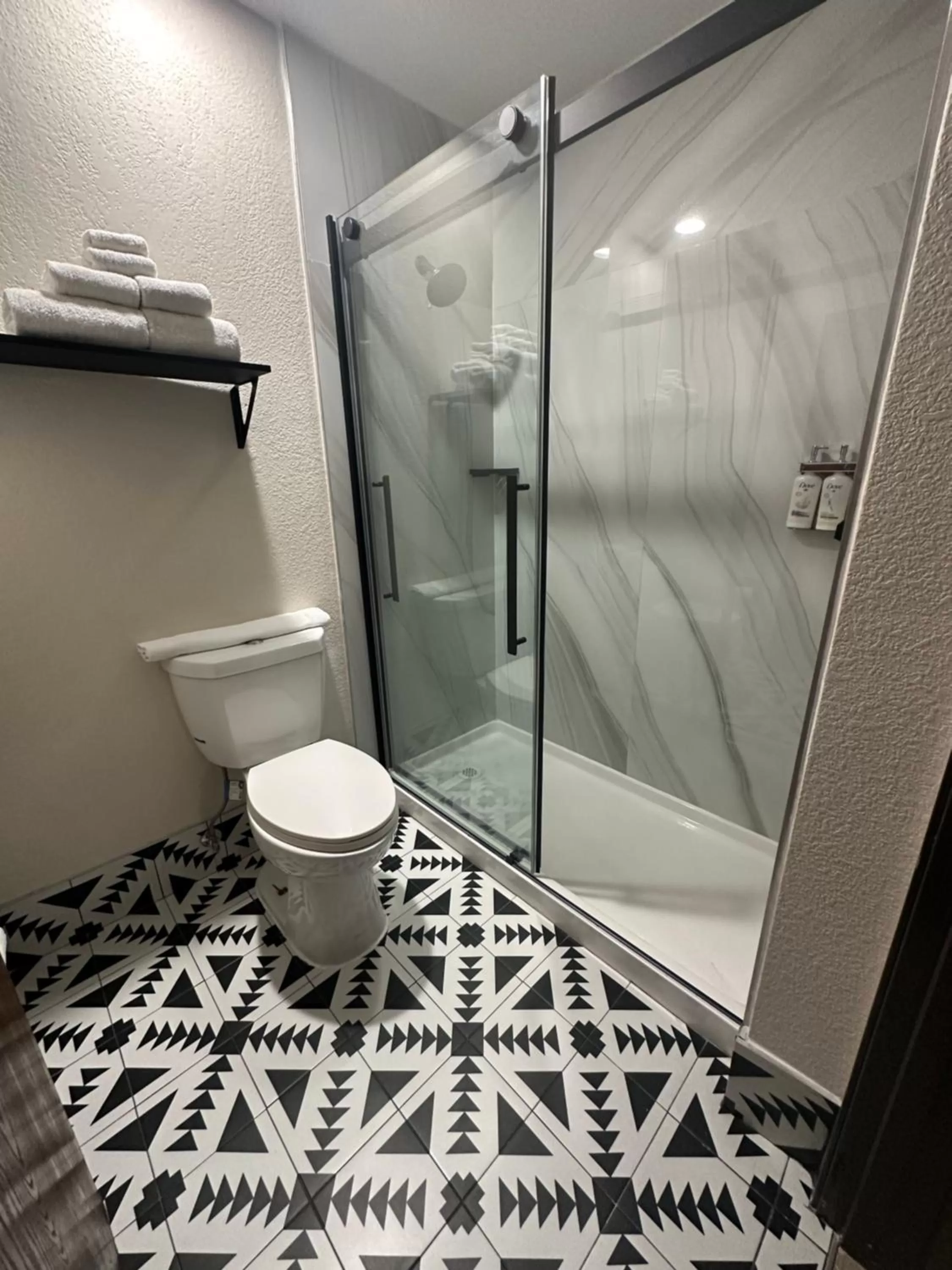 Shower in Days Inn by Wyndham Arlington