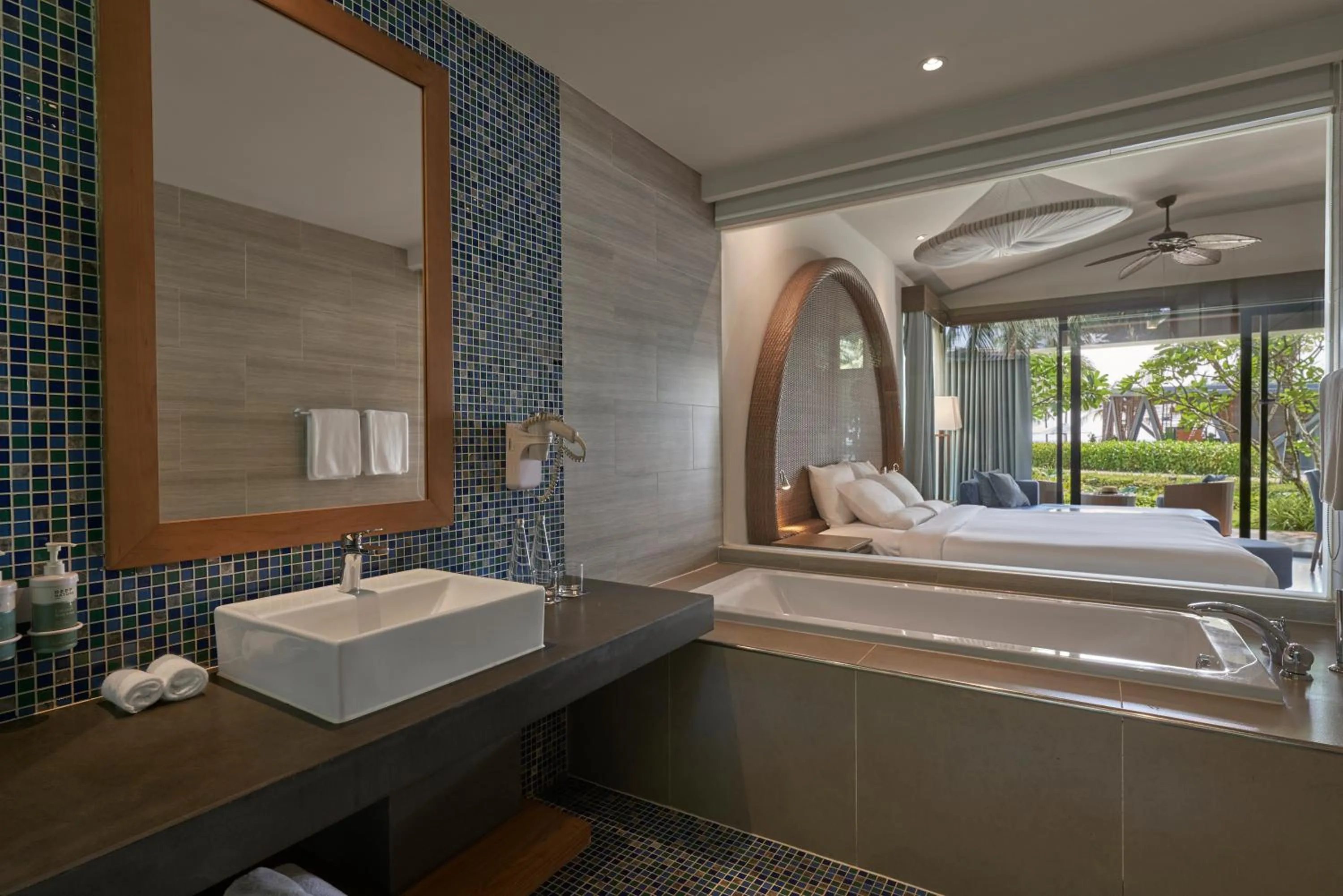 Bathroom, Bed in Novotel Phu Quoc Resort