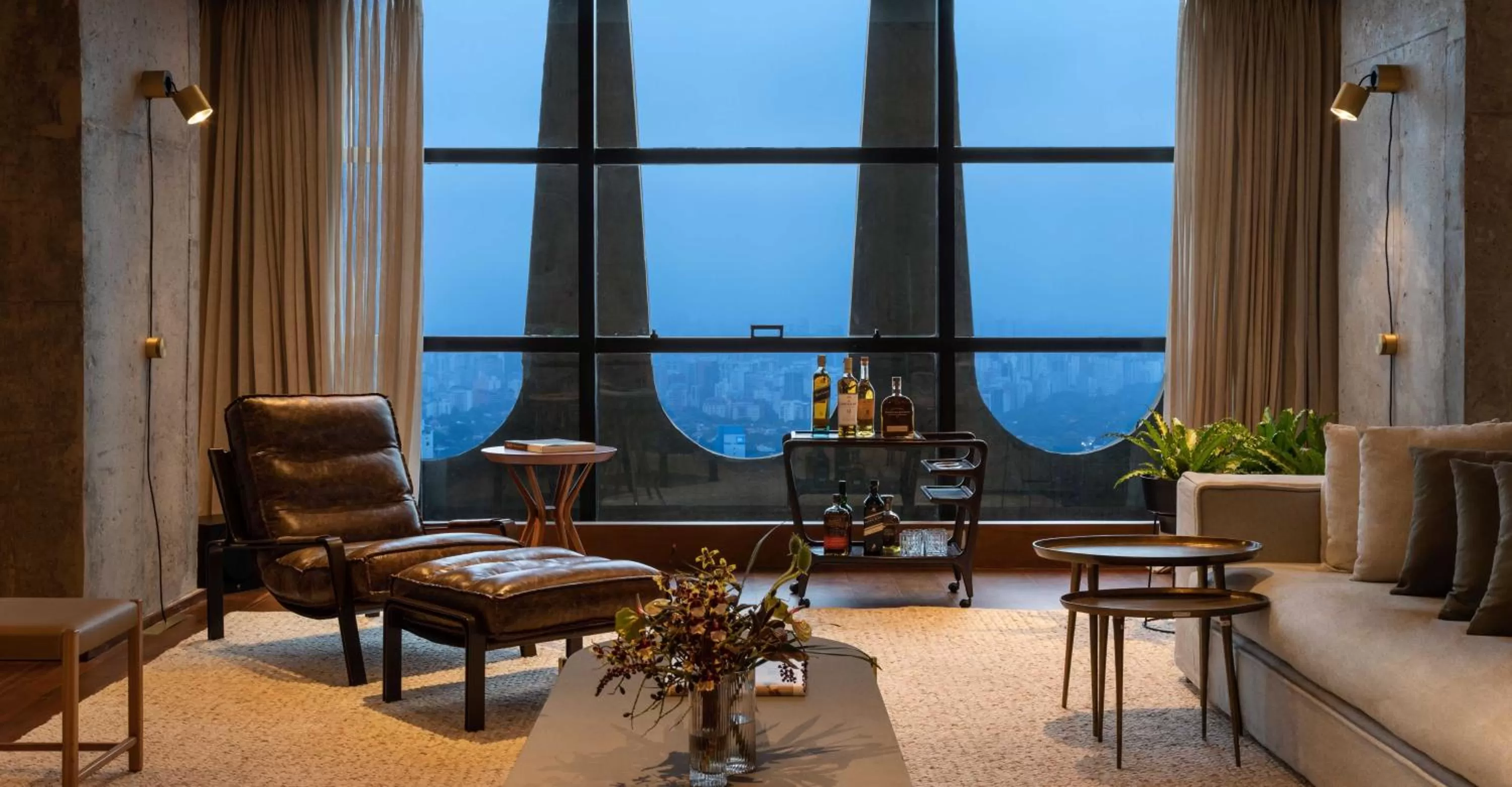 Seating area in Tivoli Mofarrej São Paulo