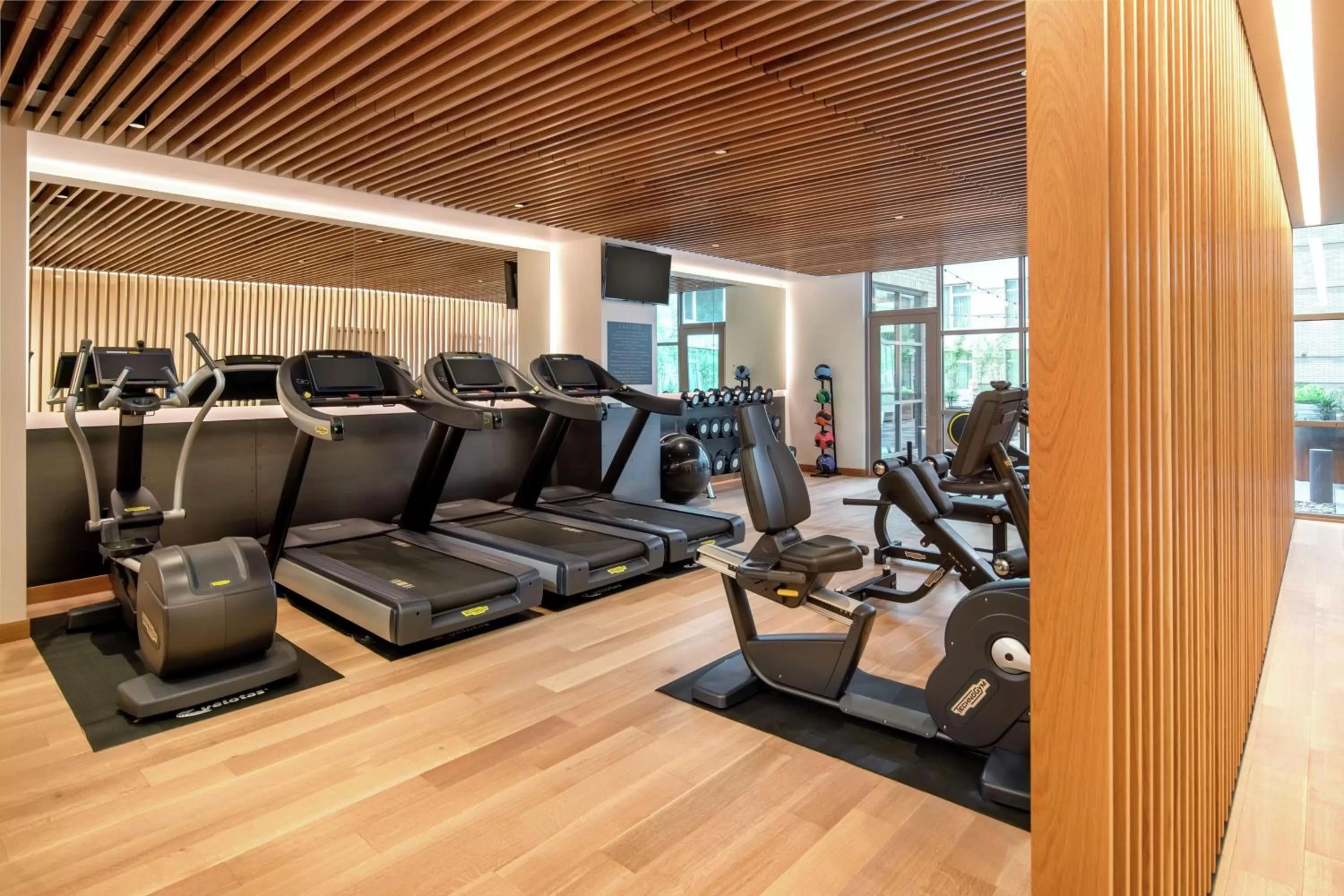 Fitness centre/facilities in The Duniway Portland, A Hilton Hotel