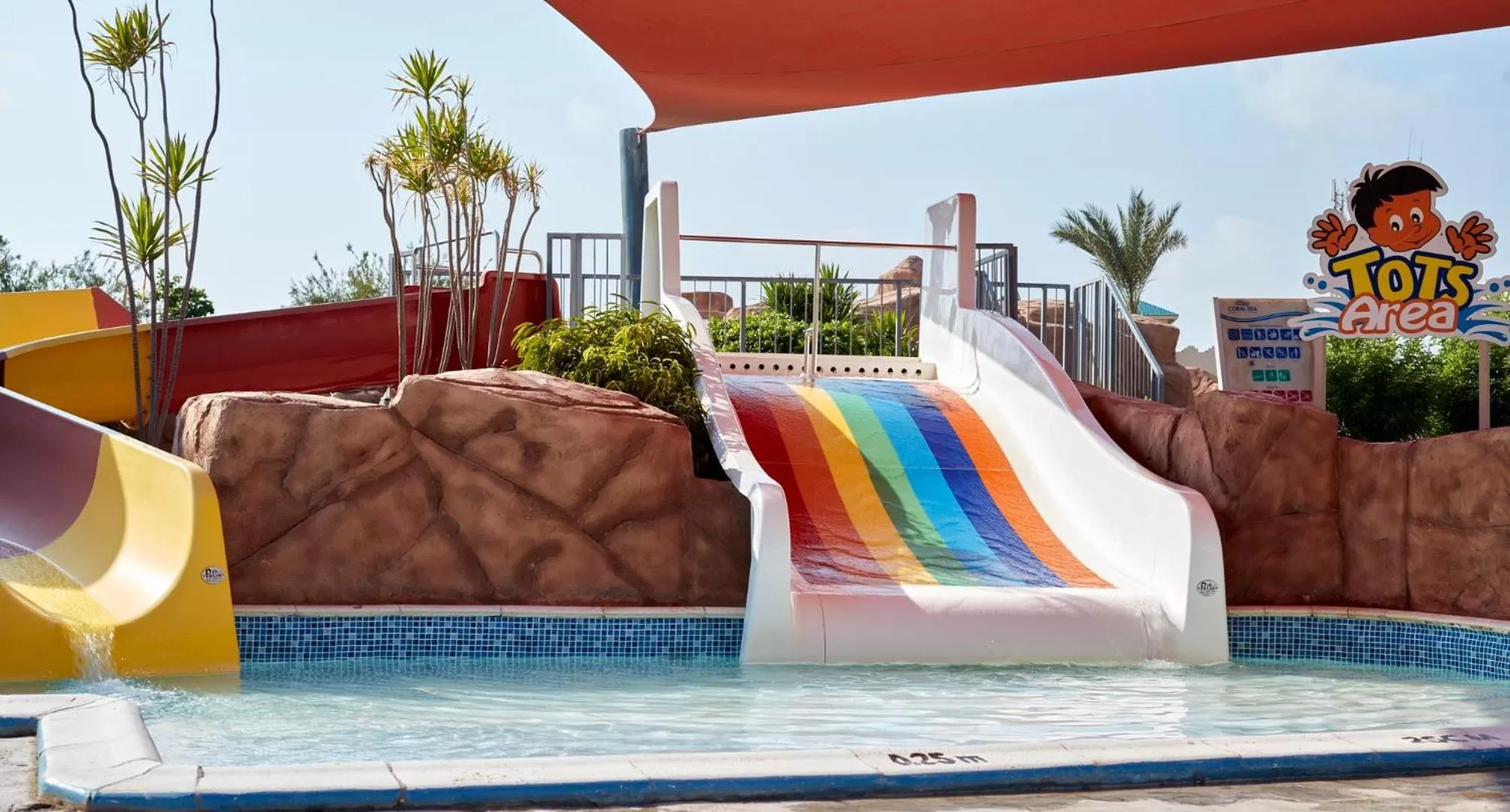 Aqua park in Coral Sea Waterworld Sharm El Sheikh