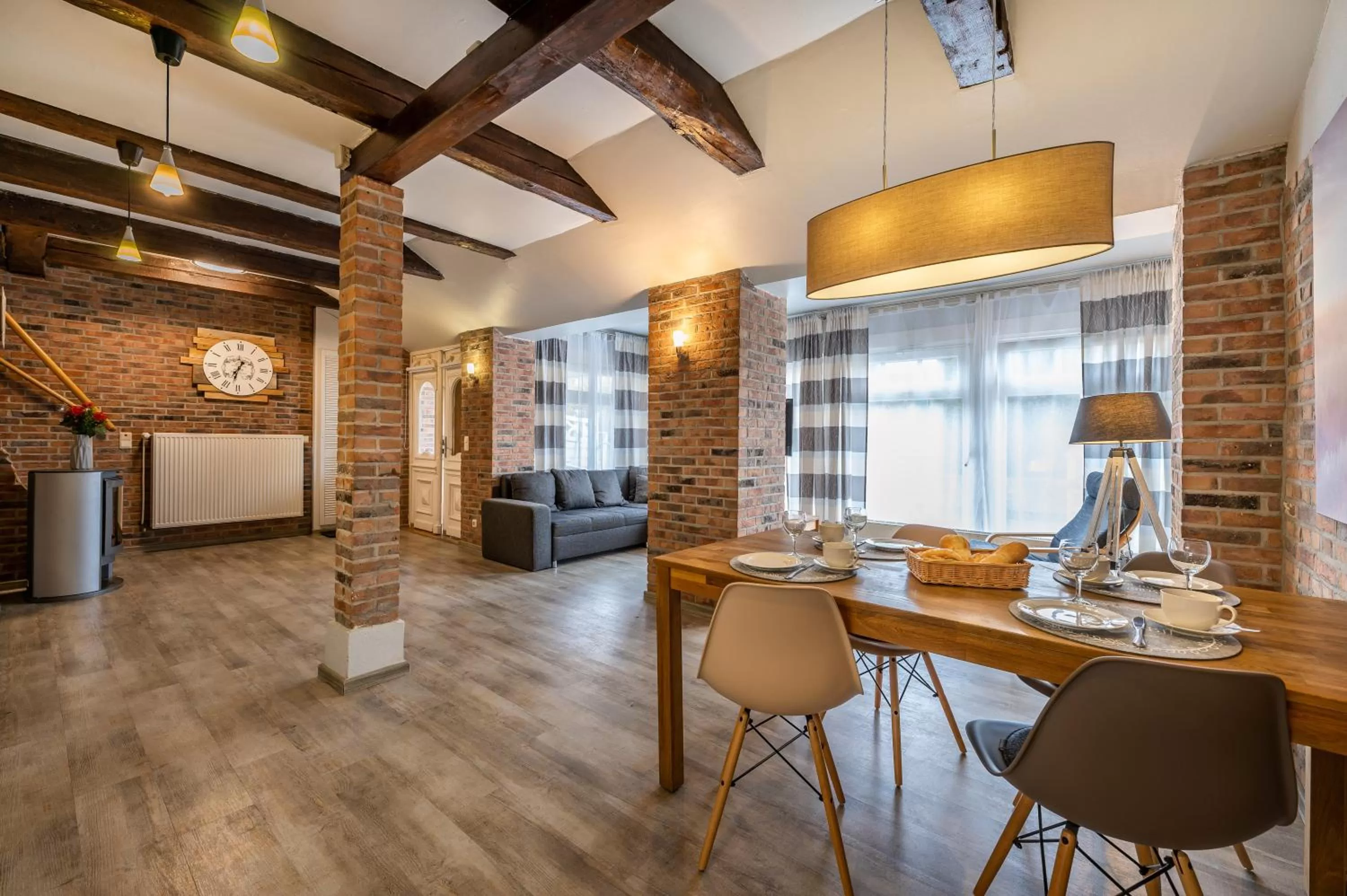 Dining Area in Haus Ferienglück Sauna im Haus