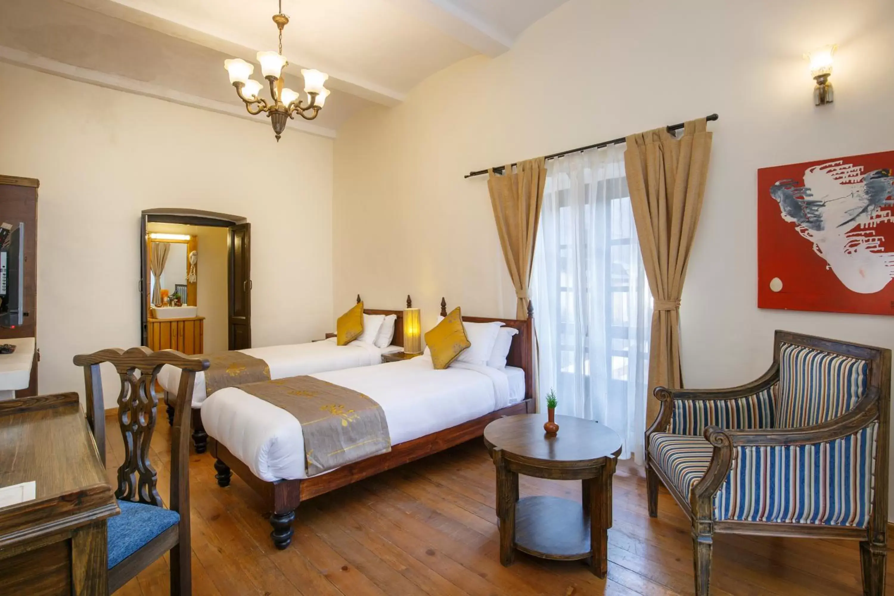 Deluxe Twin Room - single occupancy in Thamel Villa Heritage Hotel Deluxe Twin Room - single occupancy in Thamel Villa Heritage Hotel