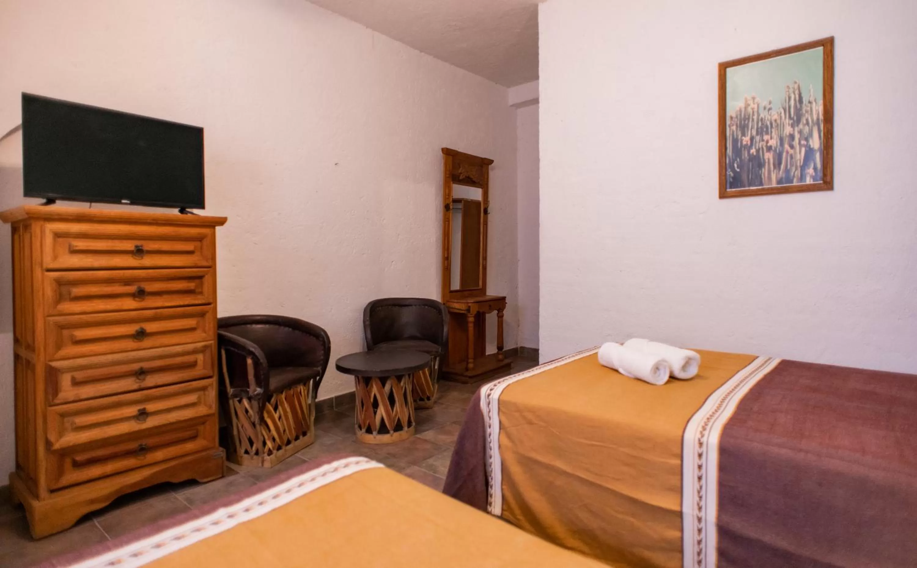 Bed in Posada San Miguelito