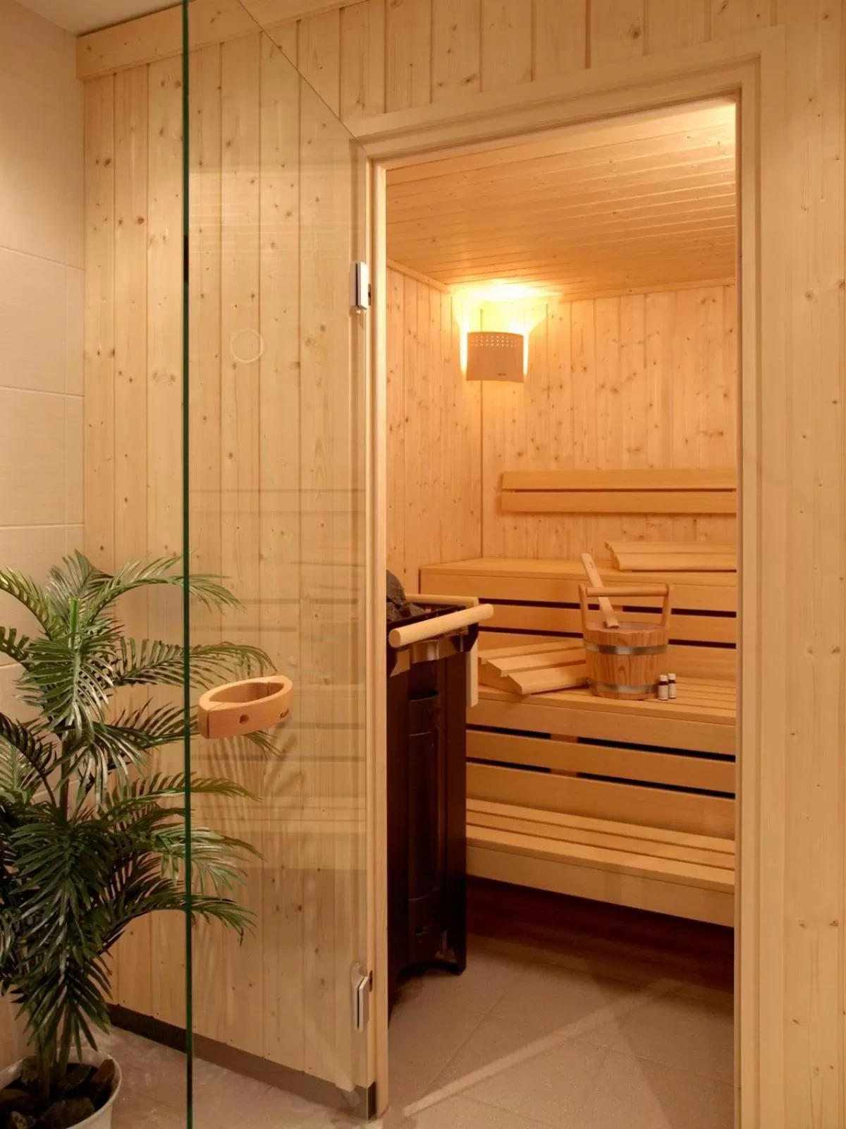 Sauna in Hotel Haus Andrea