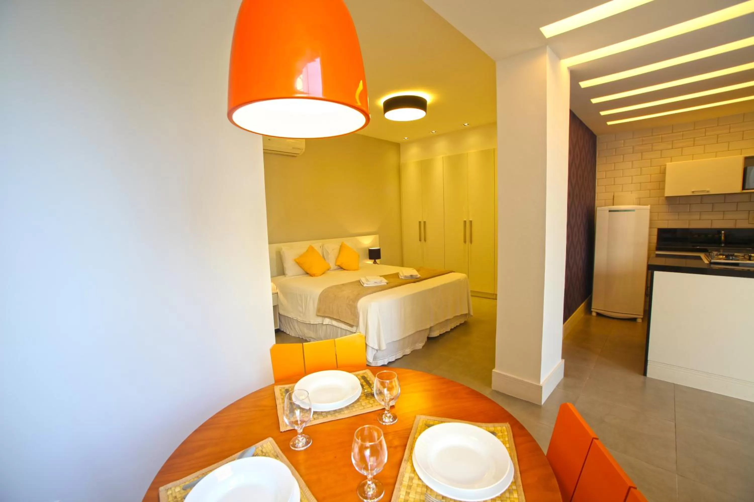 Kitchen or kitchenette, Room Photo in Sugar Loft Apartments