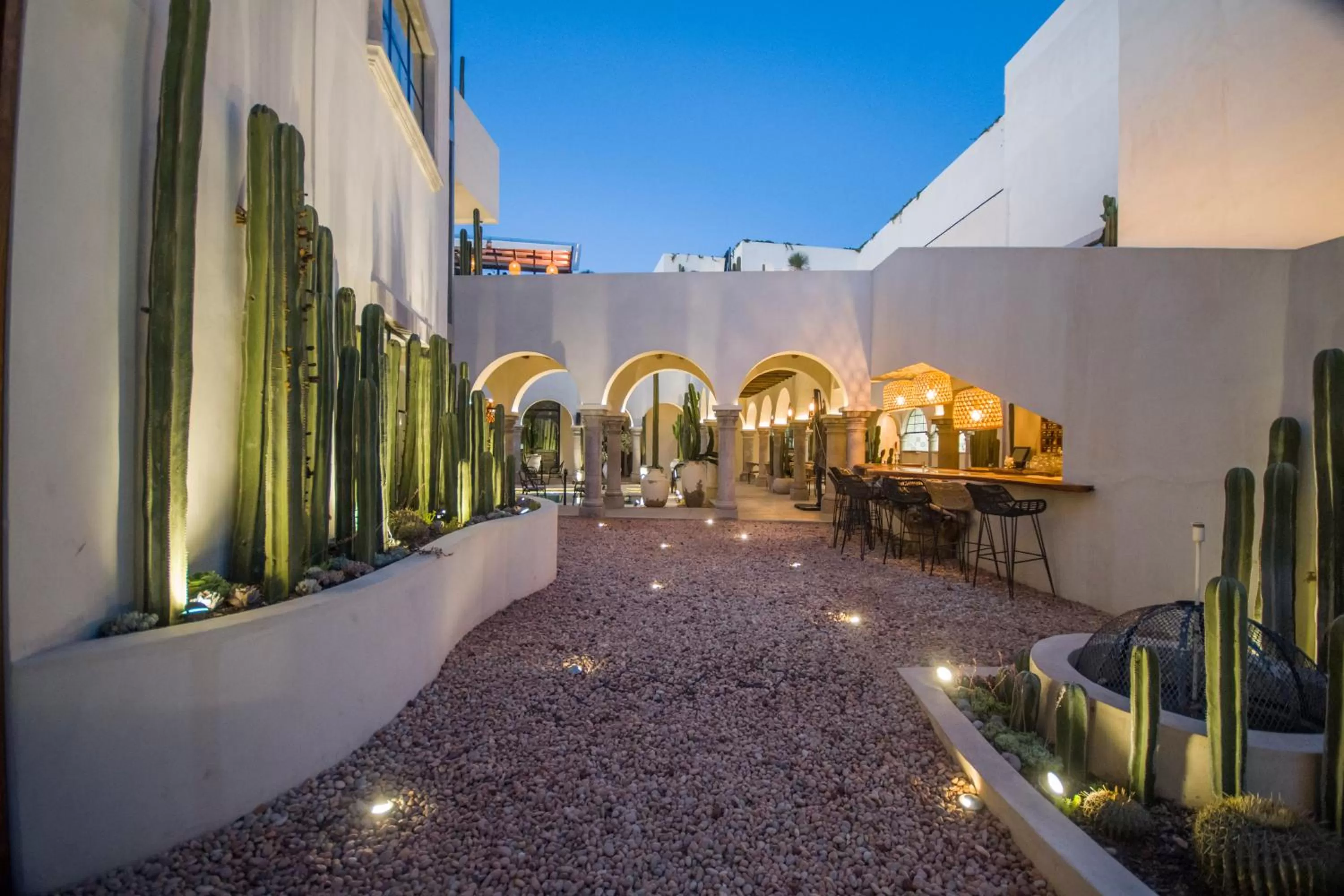 Patio in Hotel Amatte San Miguel de Allende