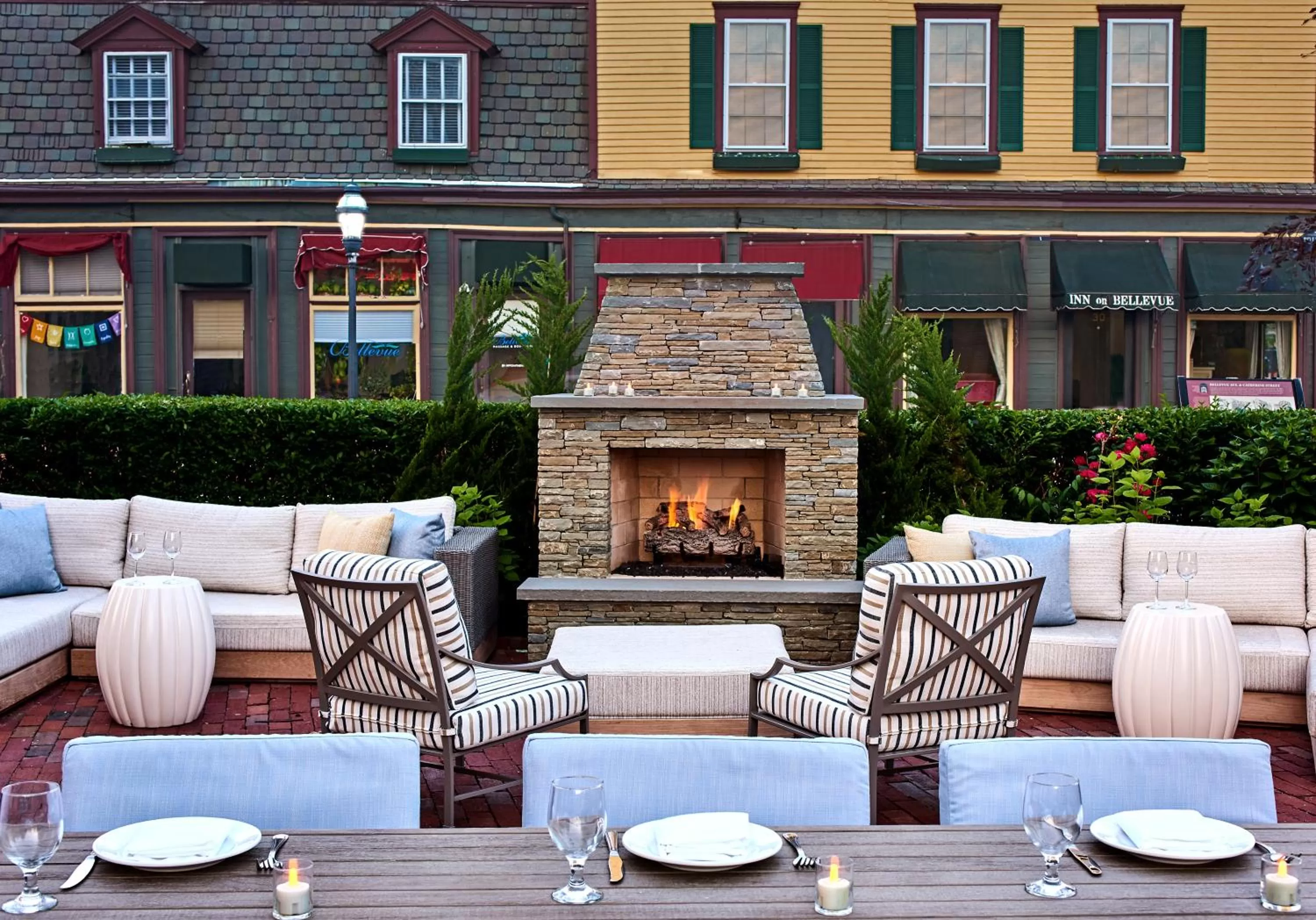 Patio in Hotel Viking