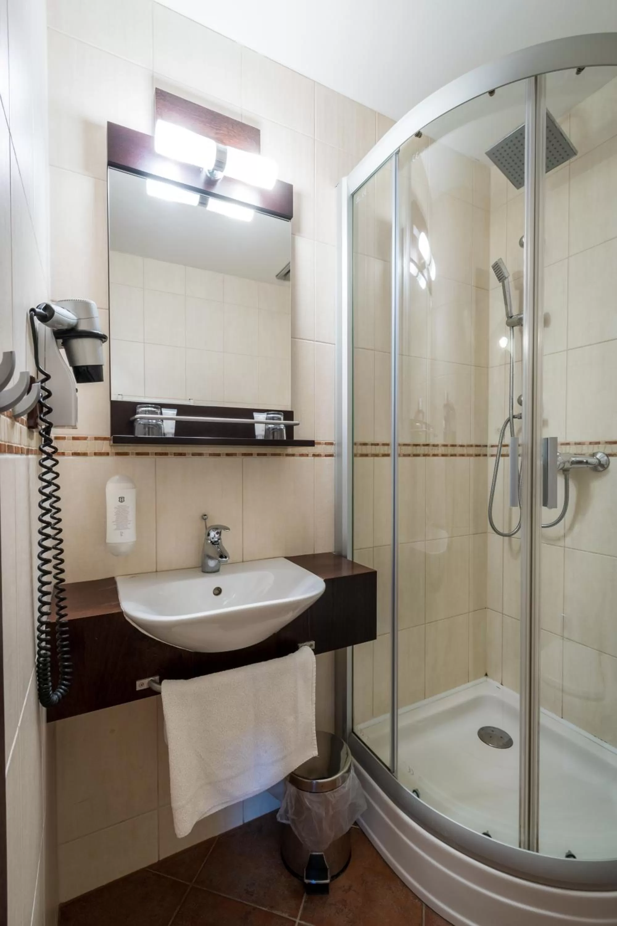 Bathroom in Hotel U Hejtmana Šarovce