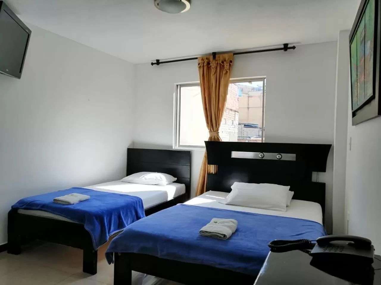 Bed in Hotel Palmeras De Mariana