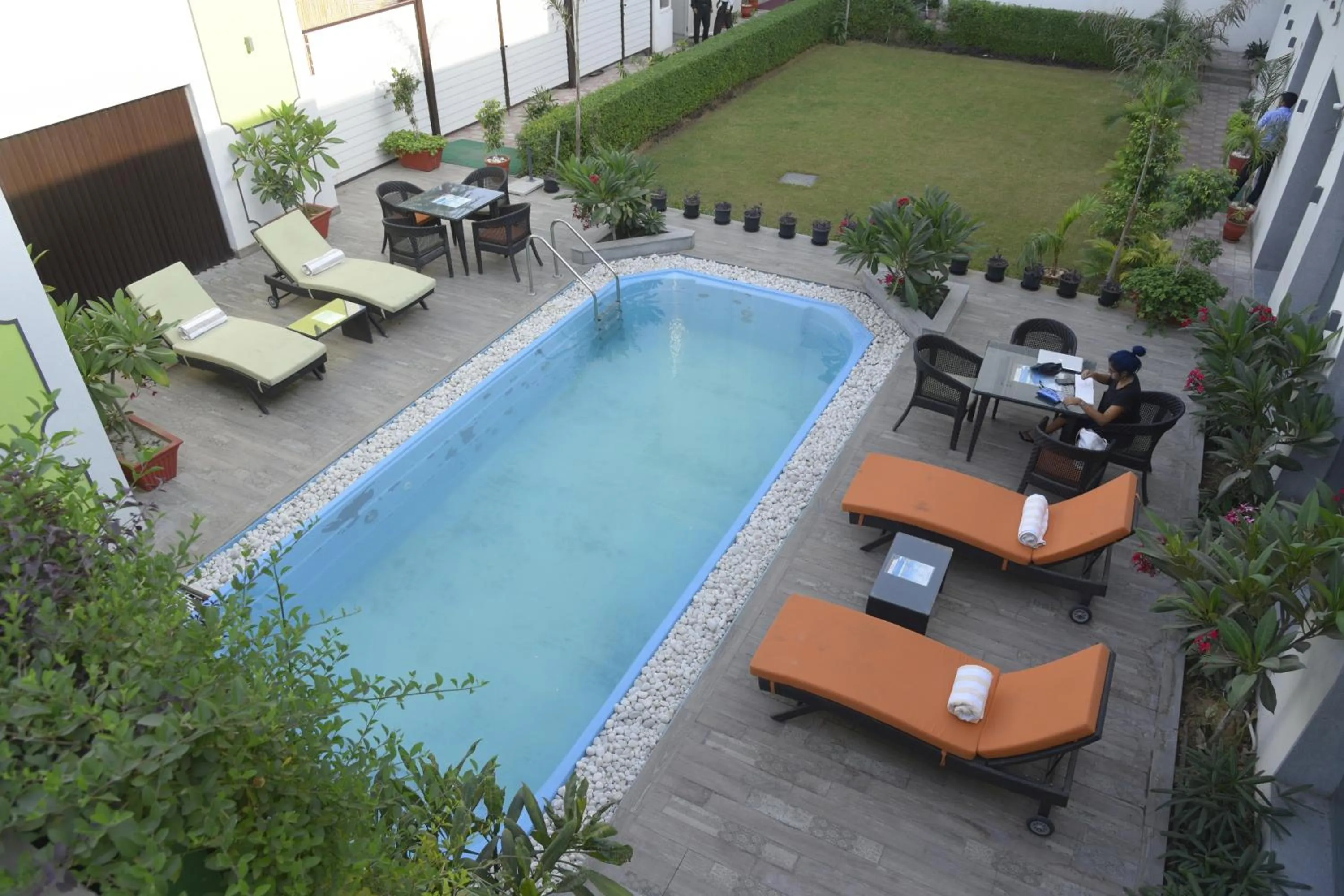 Garden in Hotel Gandharva- A Green Hotel