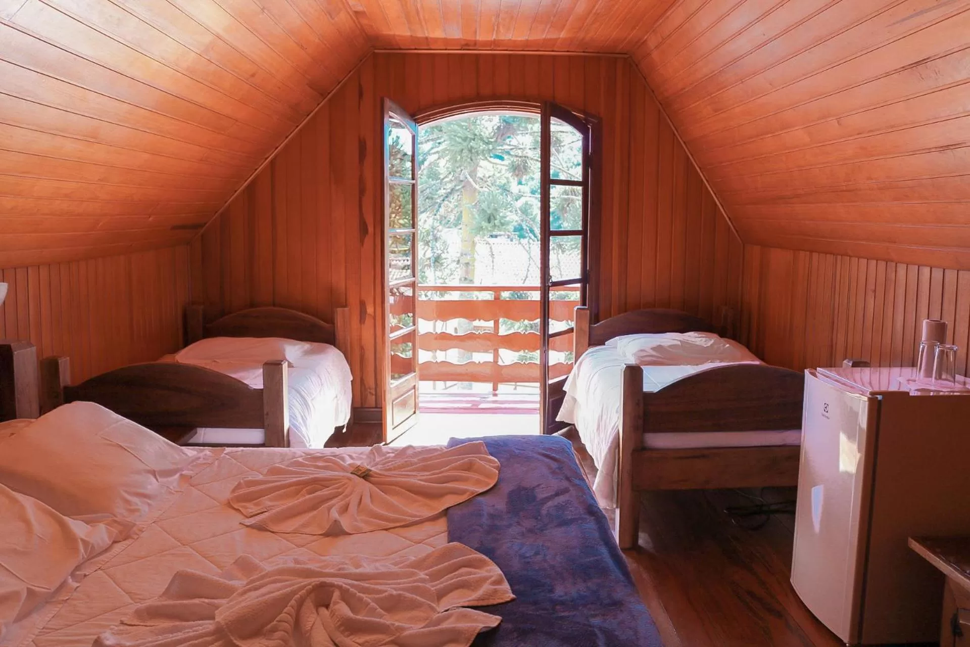 Bed in Pousada da Lua