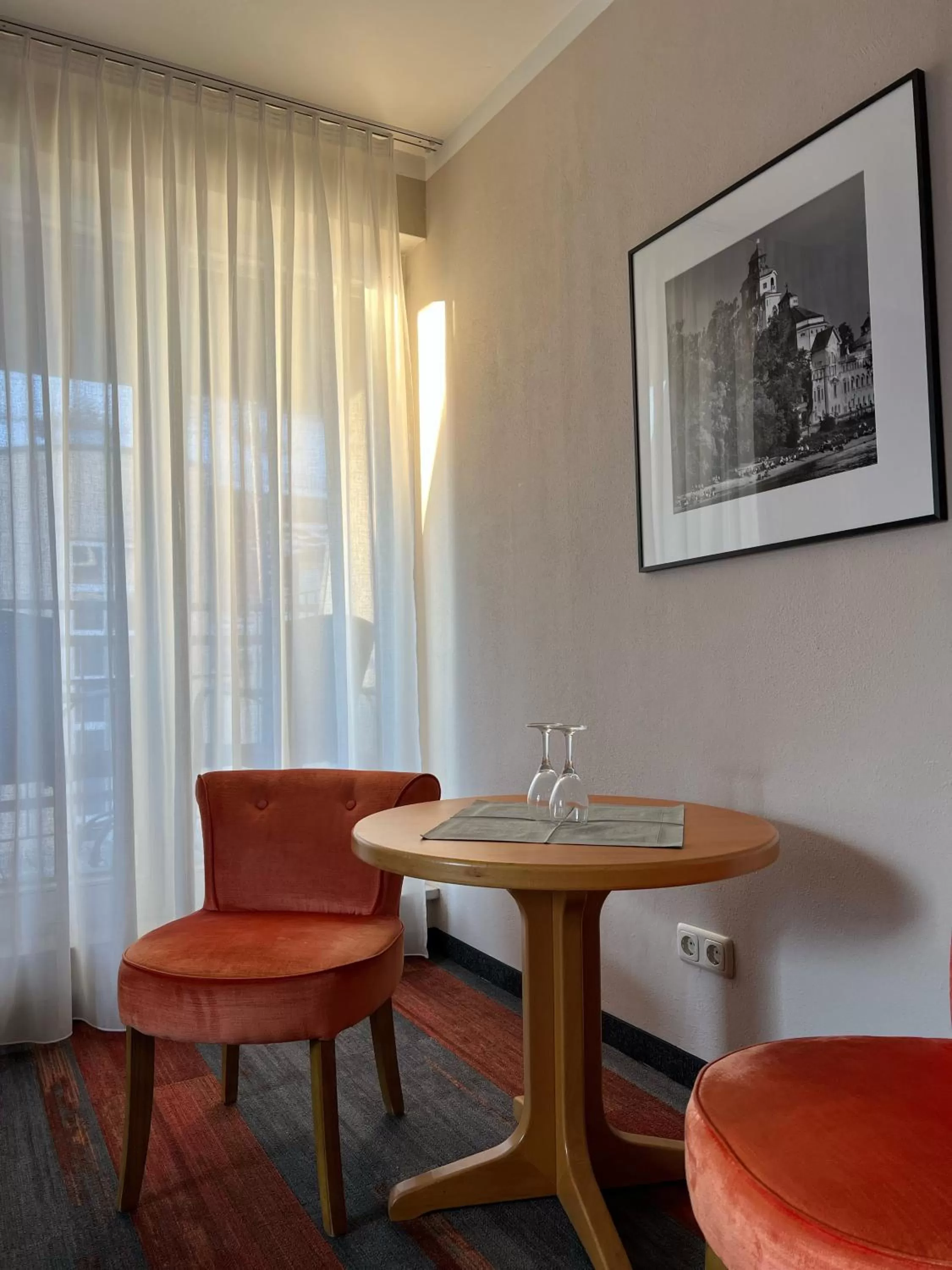 Seating area in Hotel Prinz