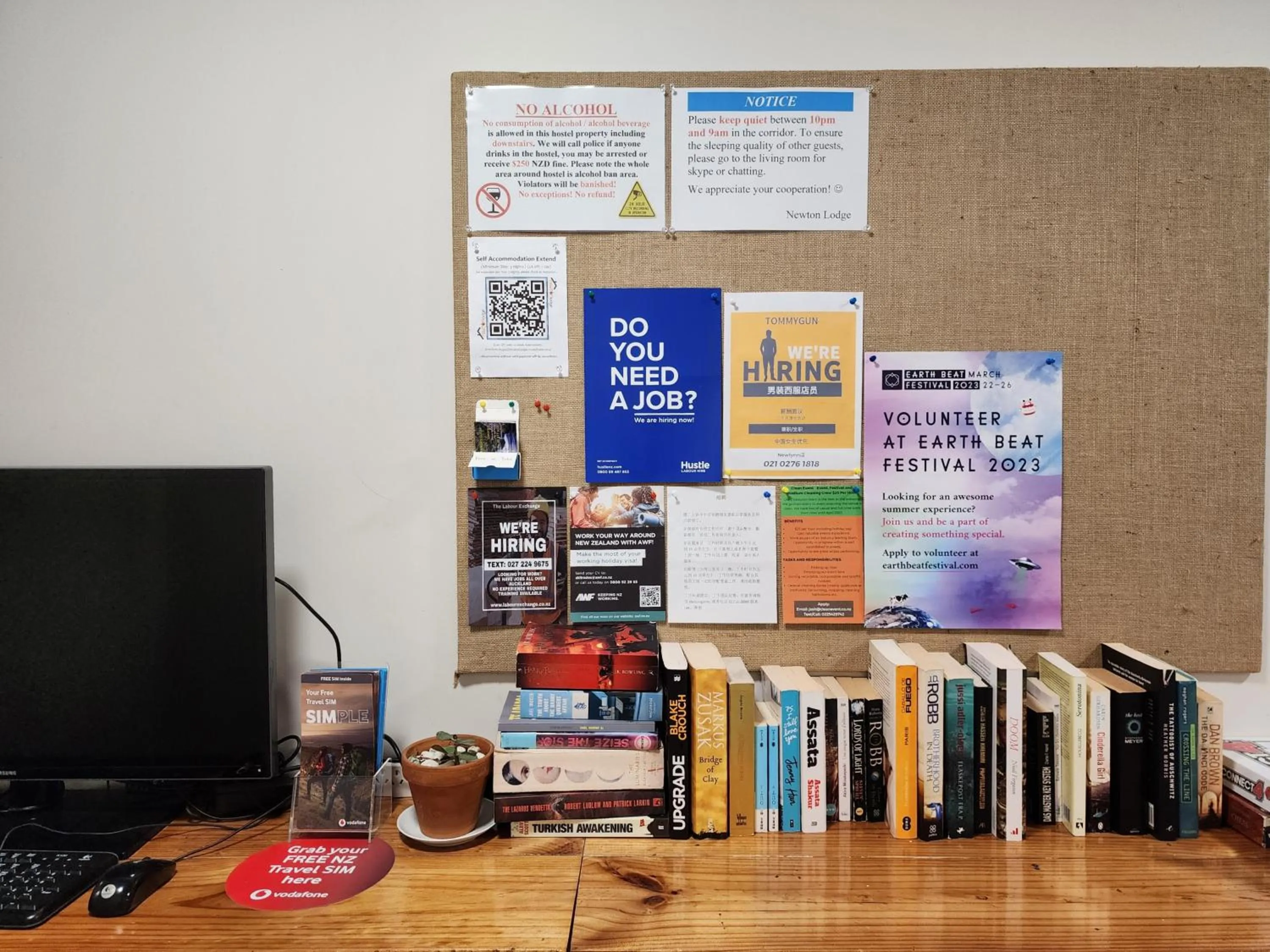 Library in Newton Lodge Auckland