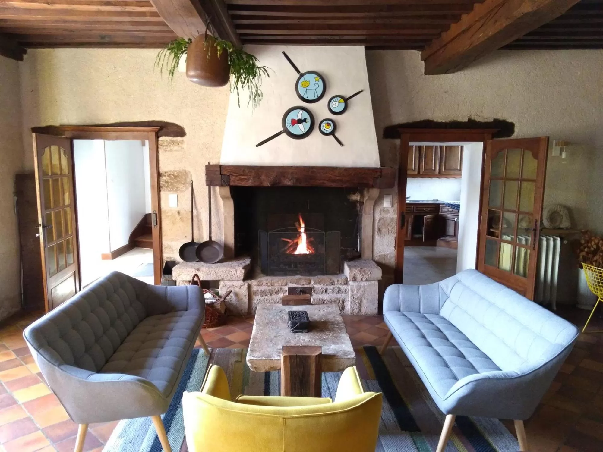 Living room in Jardin des Sens, la Rente d'Eguilly