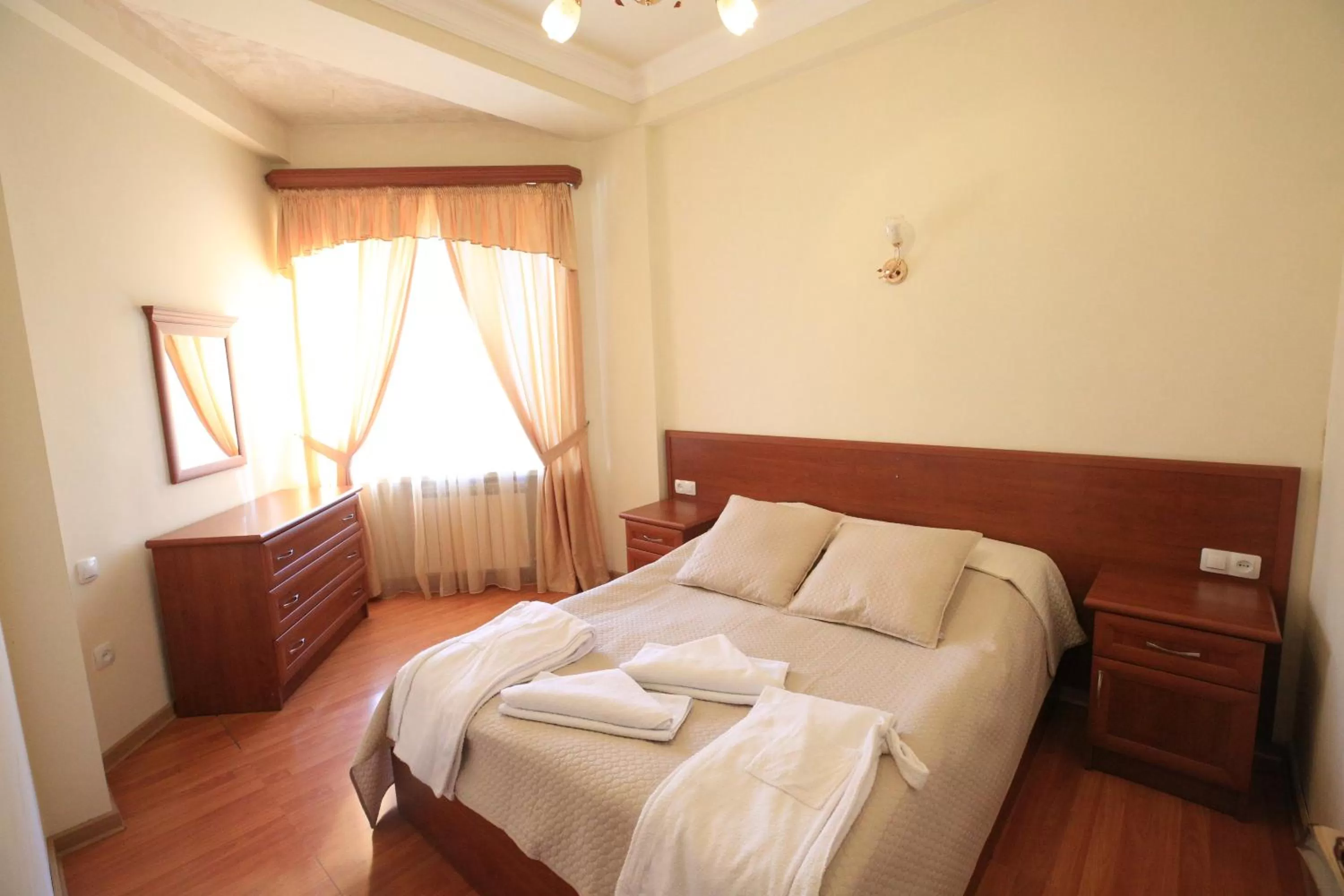 Bed in Jermuk Ani Hotel