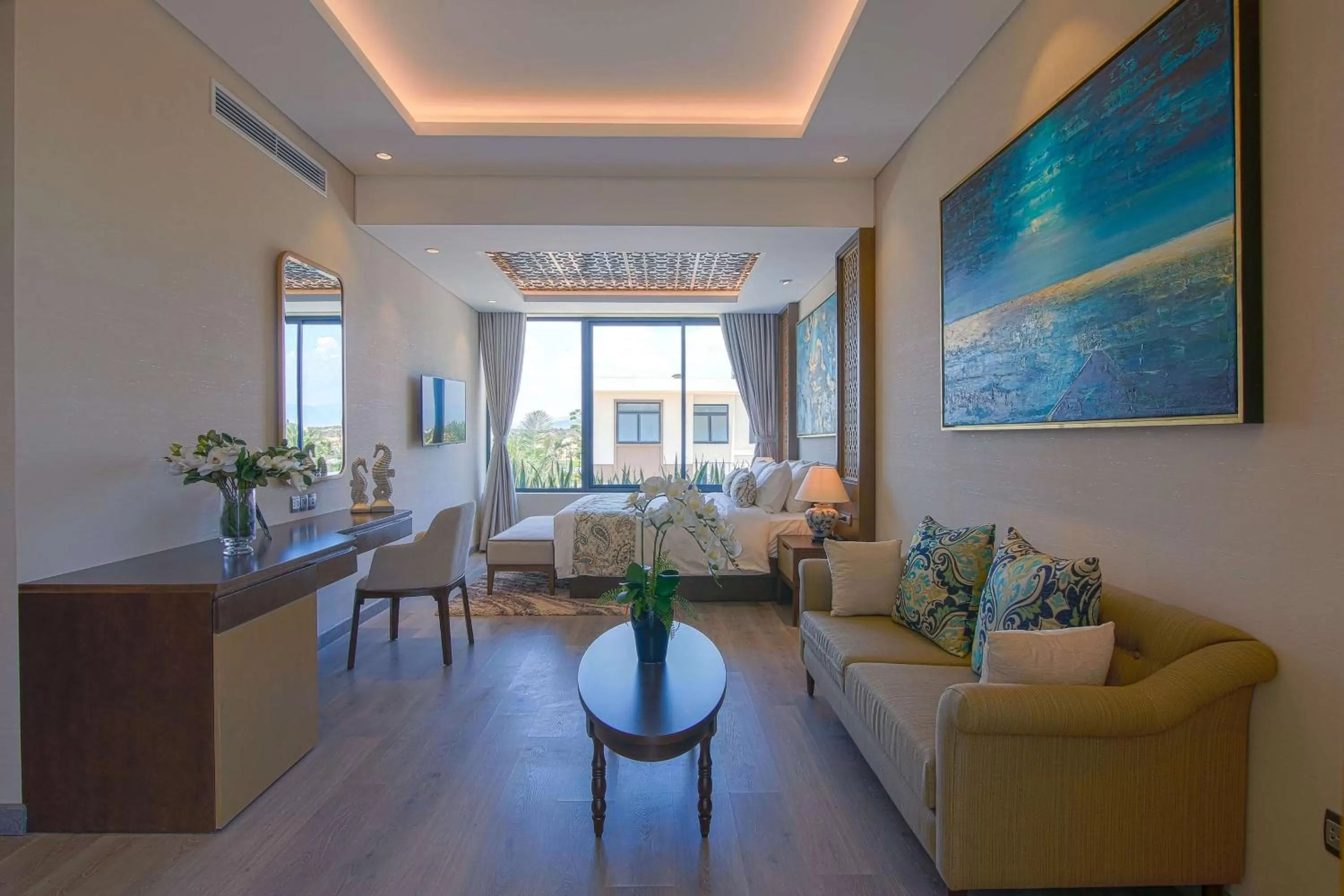 Living room in Wyndham Grand KN Paradise Cam Ranh