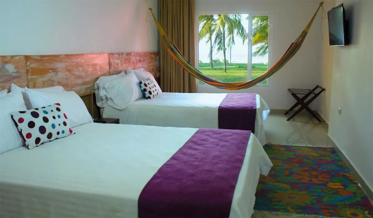 Bed in Hotel Gimaura