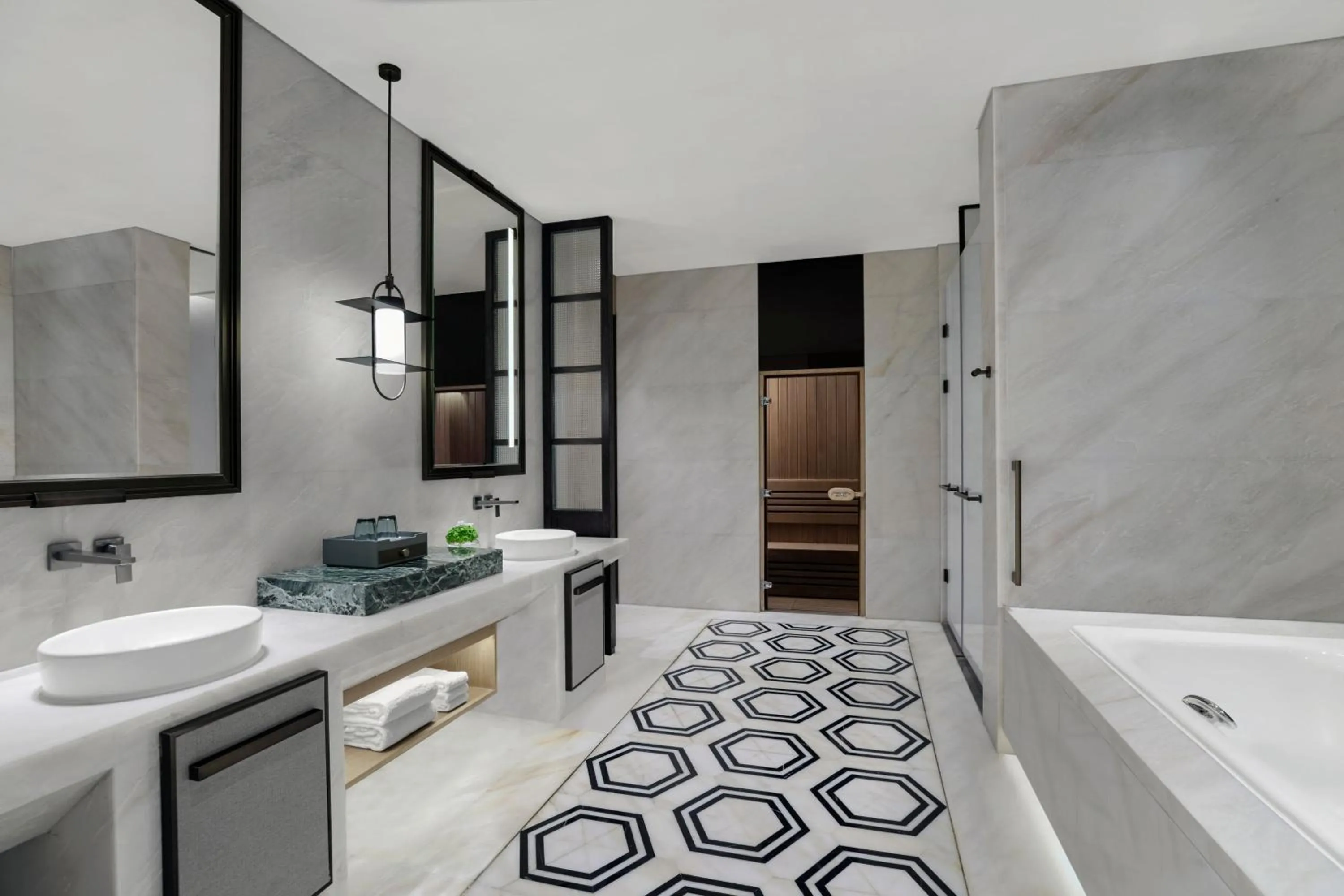 Bathroom in Guangzhou Marriott Hotel Baiyun