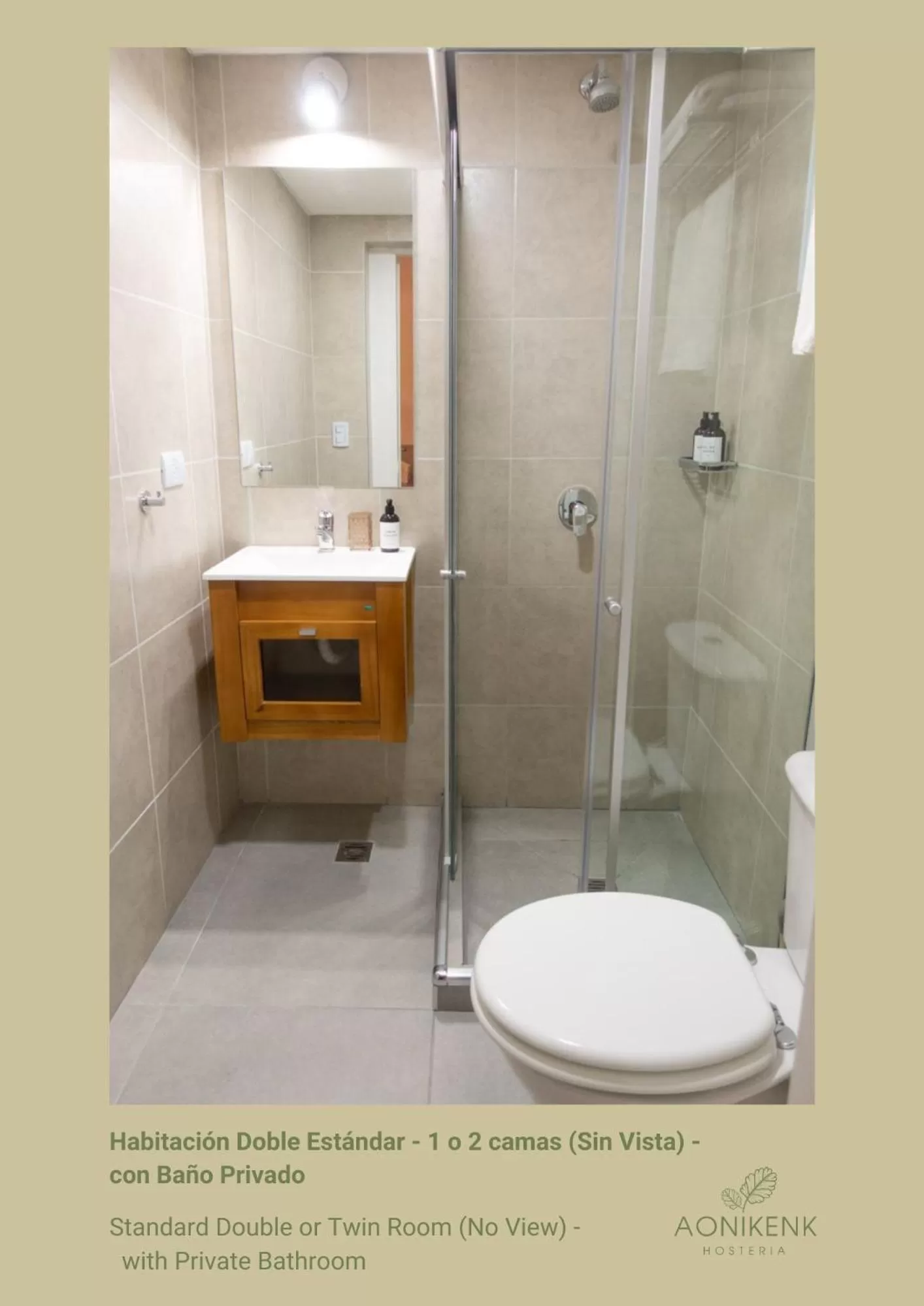 Bathroom in Hostería Aonikenk