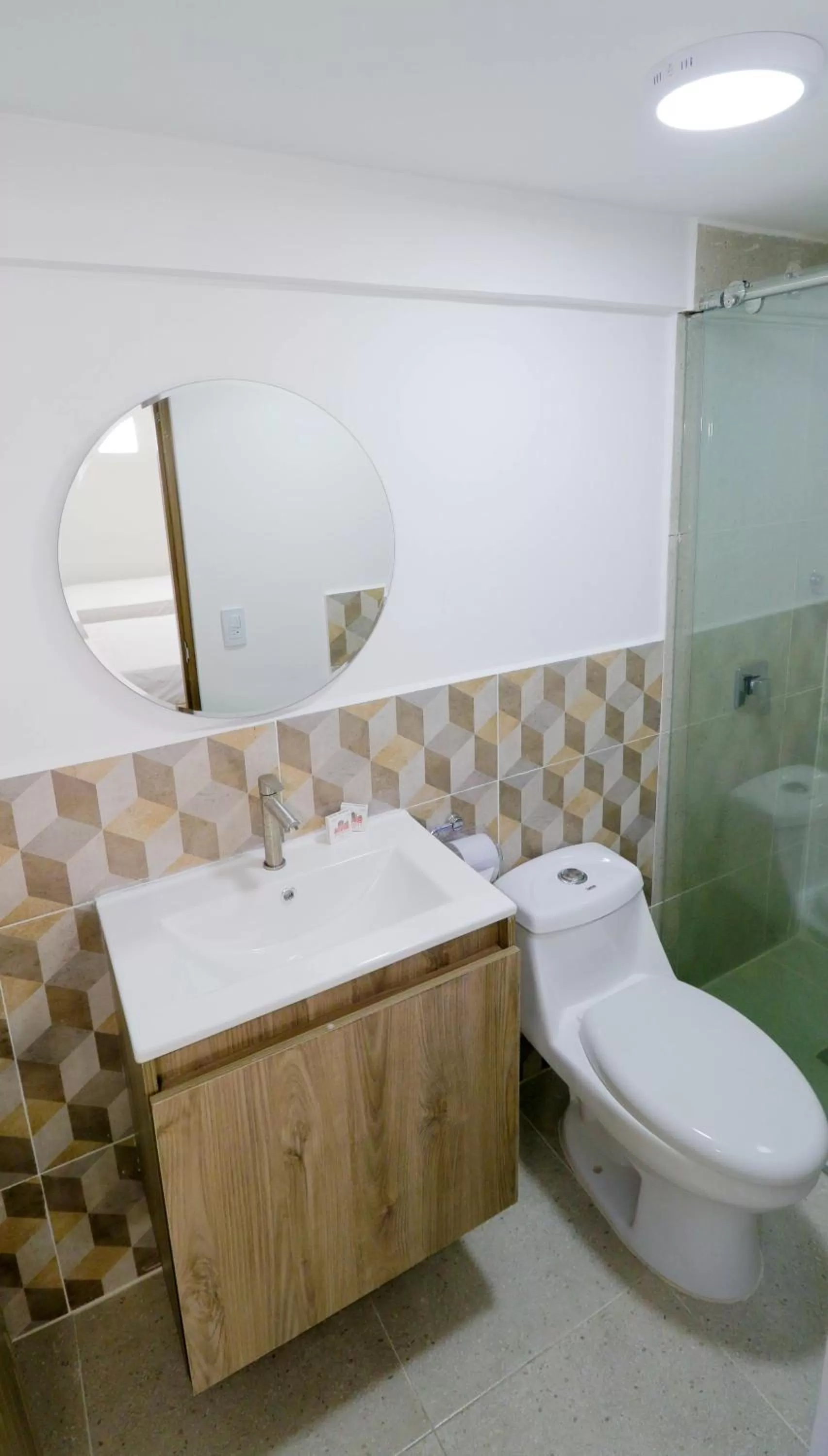 Bathroom in Aw Hotel Pasarela Real