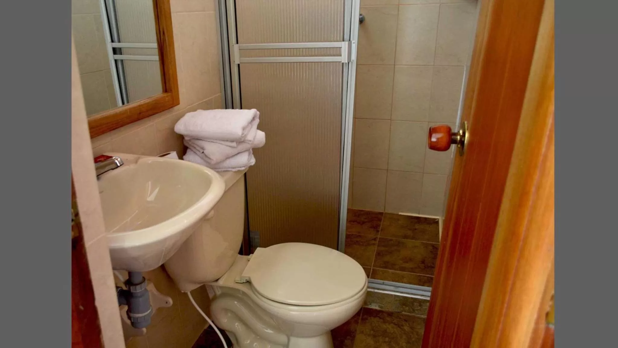 Bathroom in Eco Lodge La Juanita