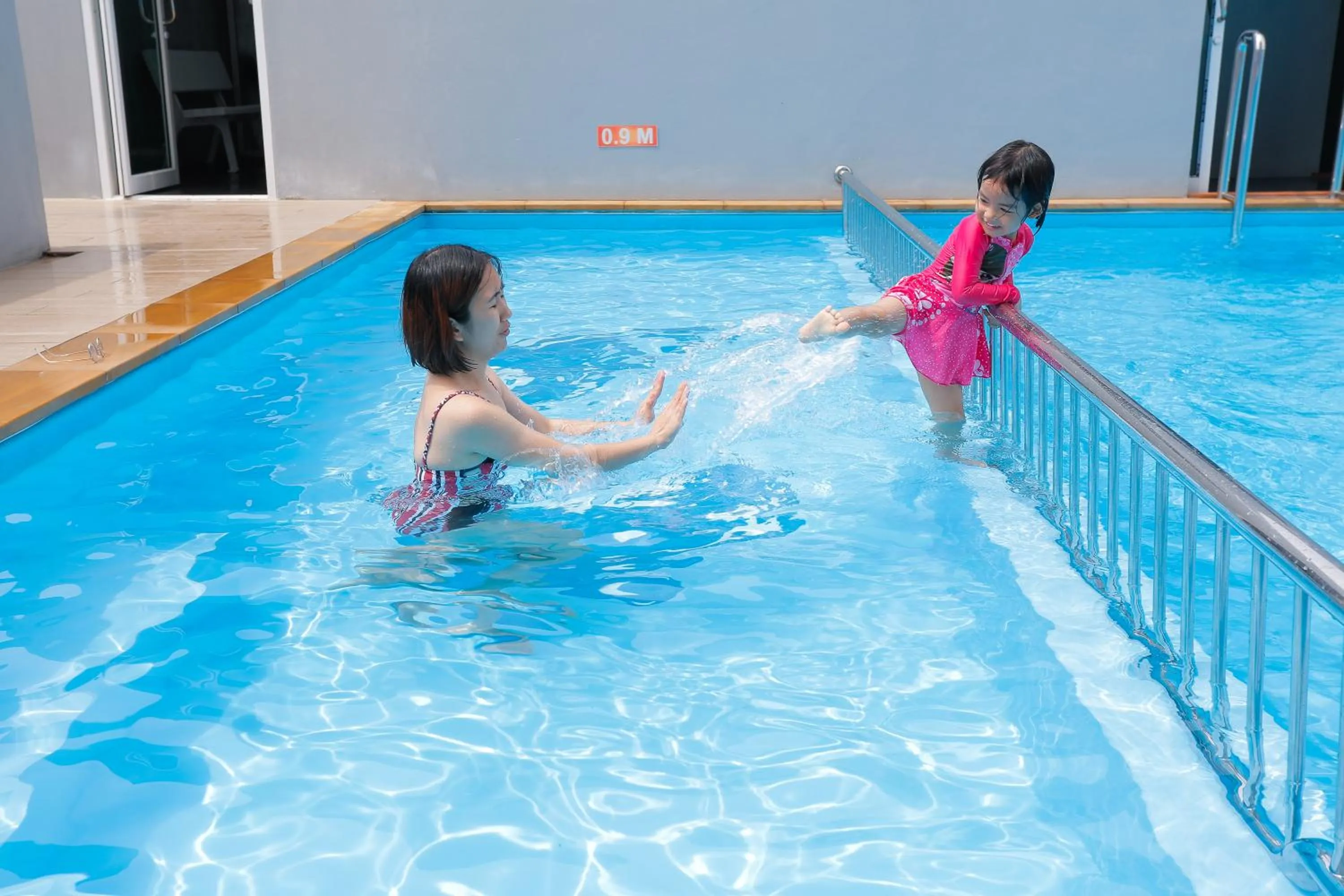 Swimming pool in Blue Orchids Hotel