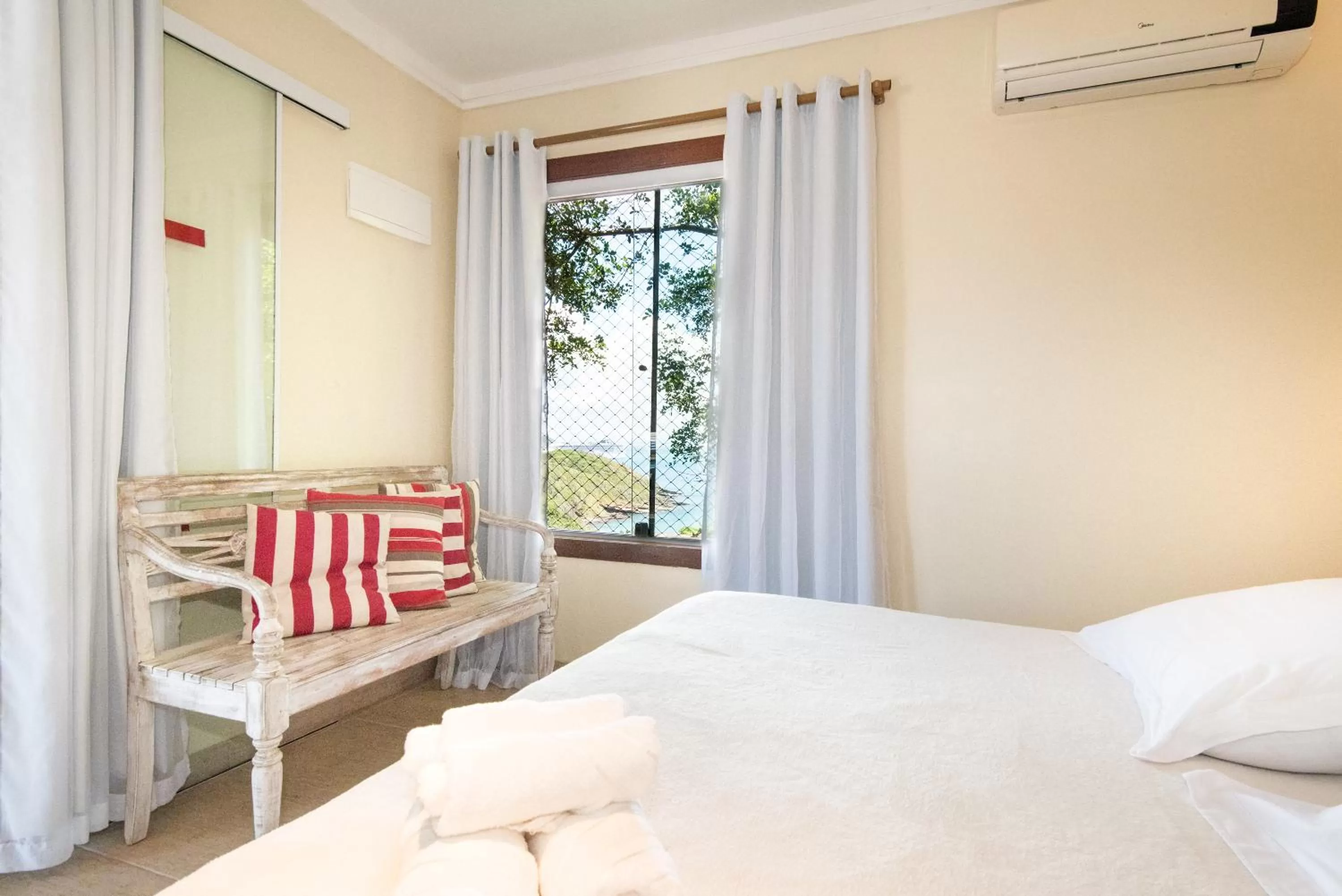 Bed in Pousada La Dolce Vita