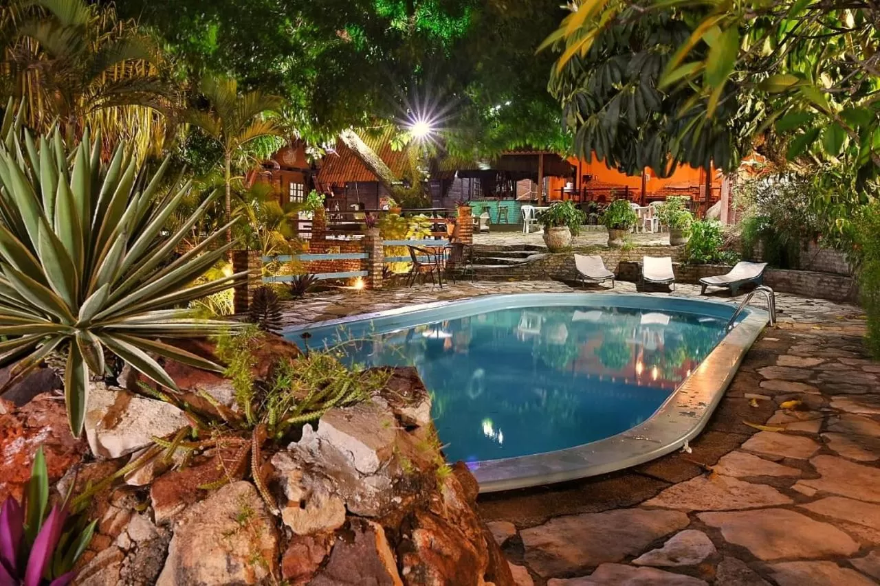 Swimming pool in Chalet Suisse